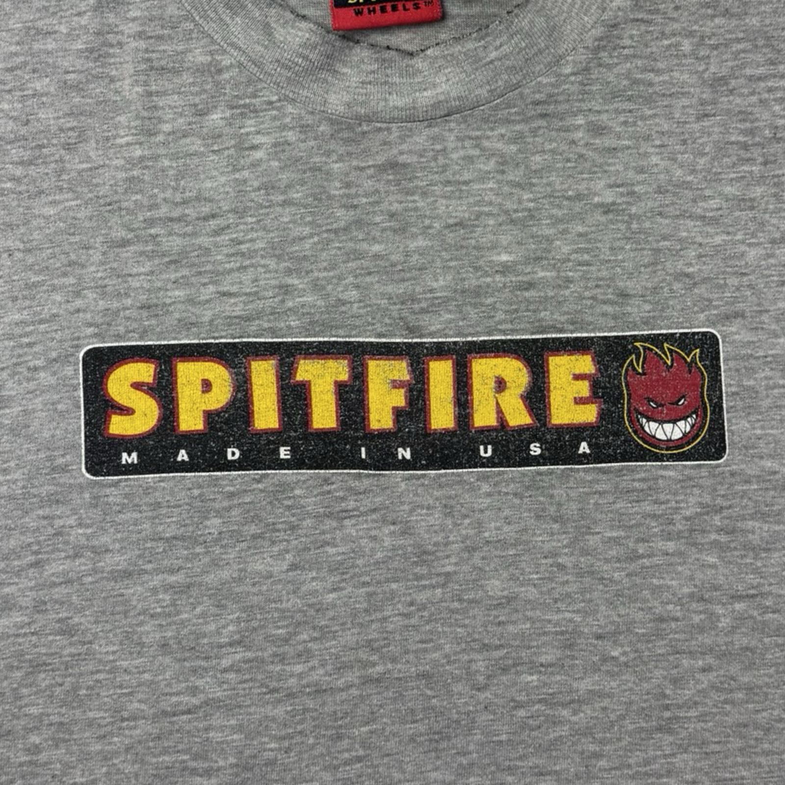 Vintage Spitfire Wheels Box Logo Skate T-Shirt