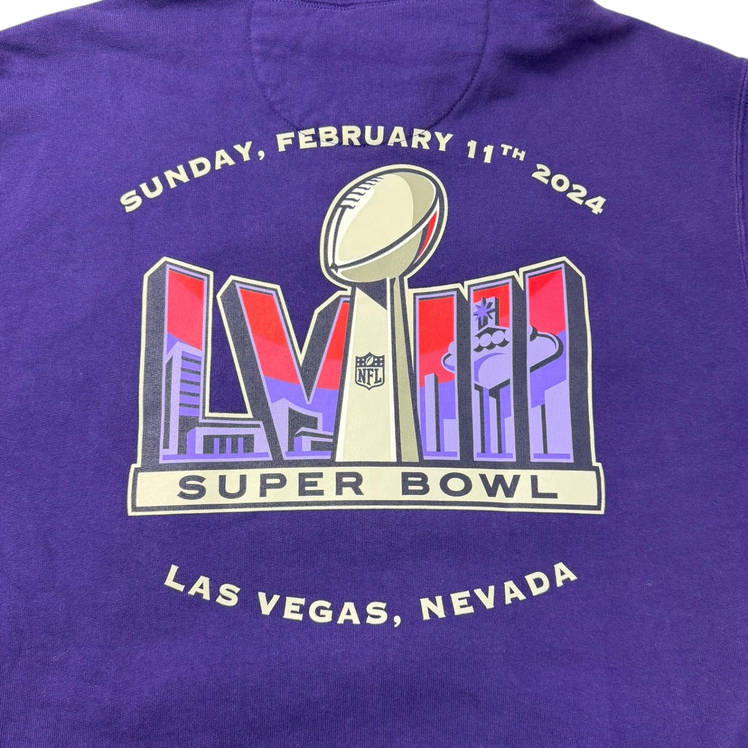 OVO X NFL Superbowl LVIII Pullover Hoodie Royale Blue