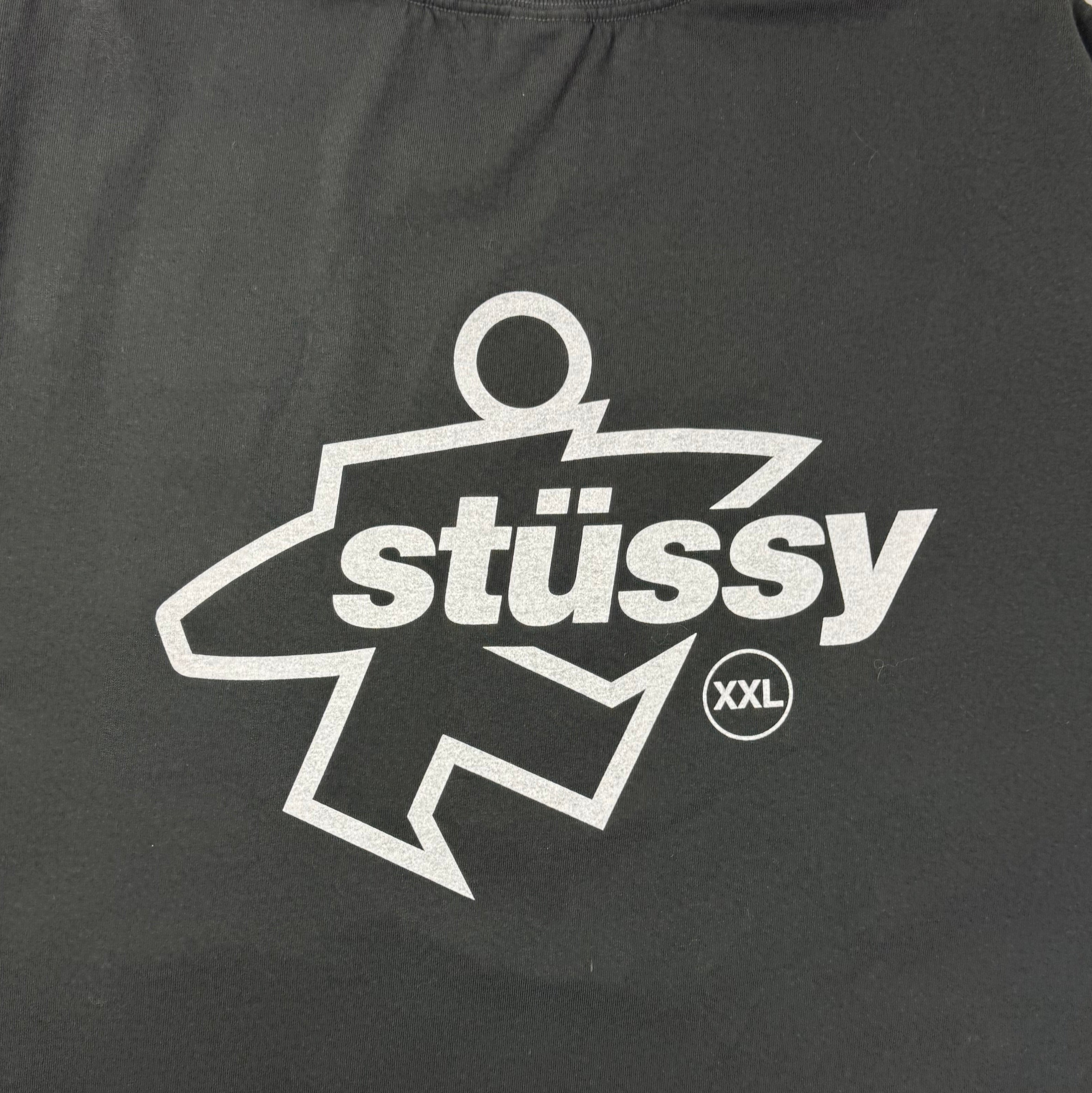 Stussy Surf Size Pigment Dyed Tee Faded Black