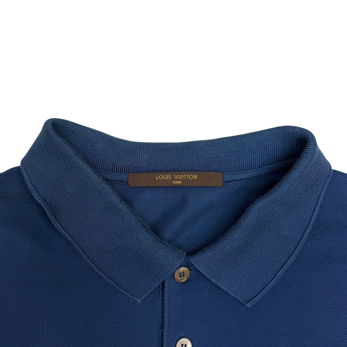 Louis Vuitton Embroidered Polo Blue