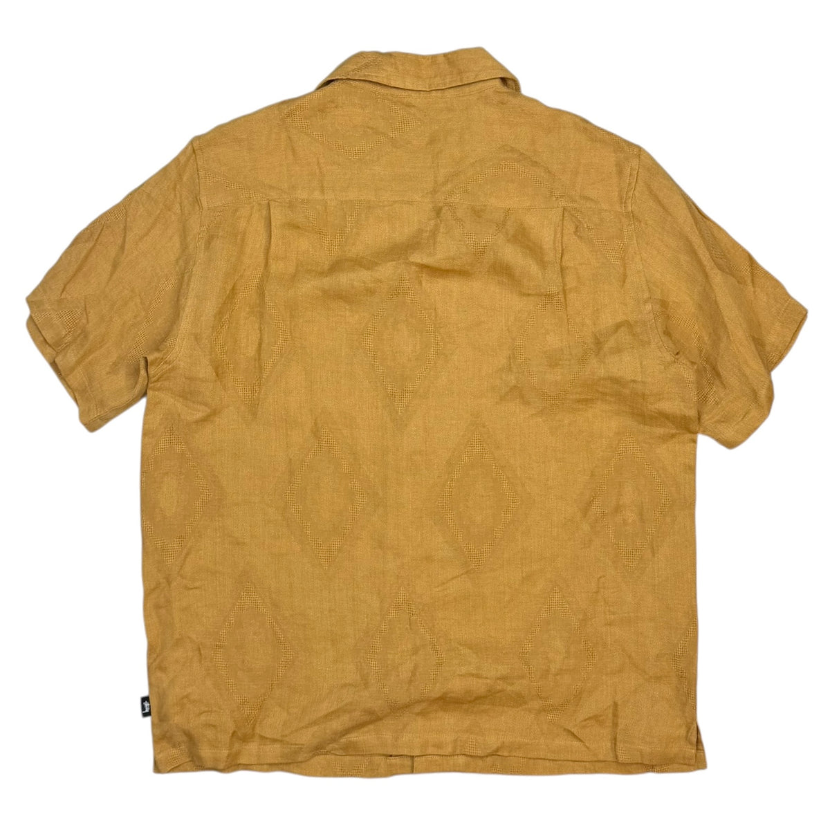 Stussy Jacquard Linen Shirt Tan