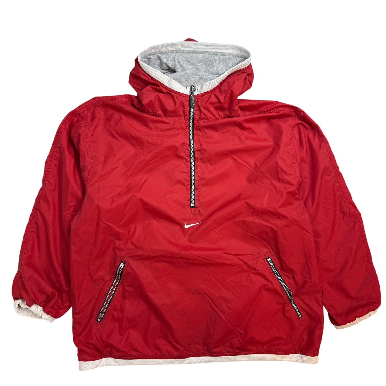 Vintage Nike Anorak Windbreaker Red