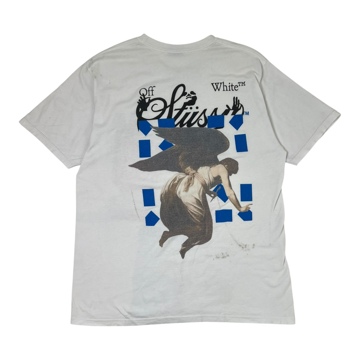 Stussy x Virgil Abloh World Tour T-Shirt White