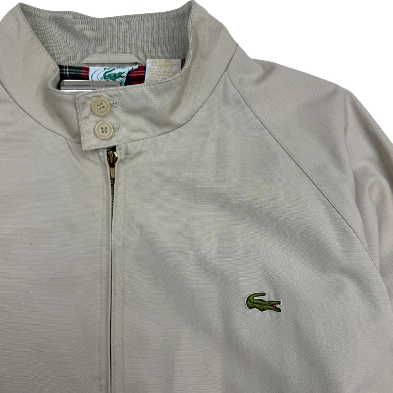 Vintage Lacoste Harrington Jacket Beige