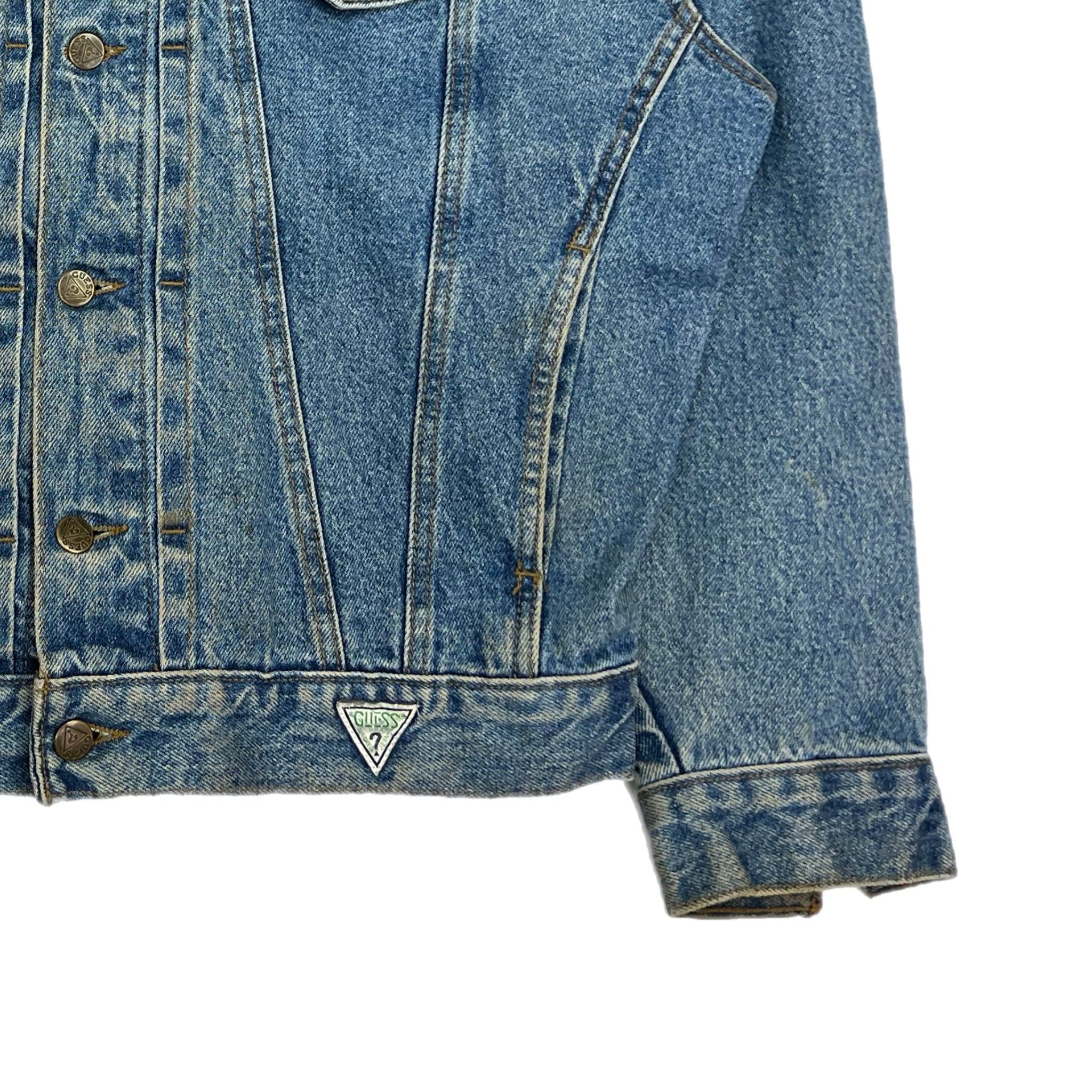 Vintage Guess Light Wash Denim Jacket