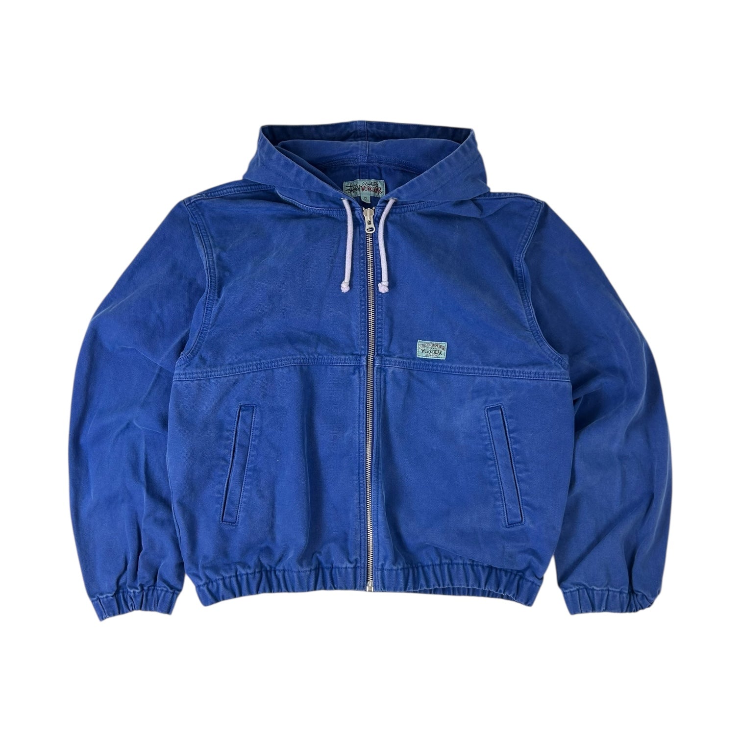 Stussy Unlined Canvas Work Jacket Blue