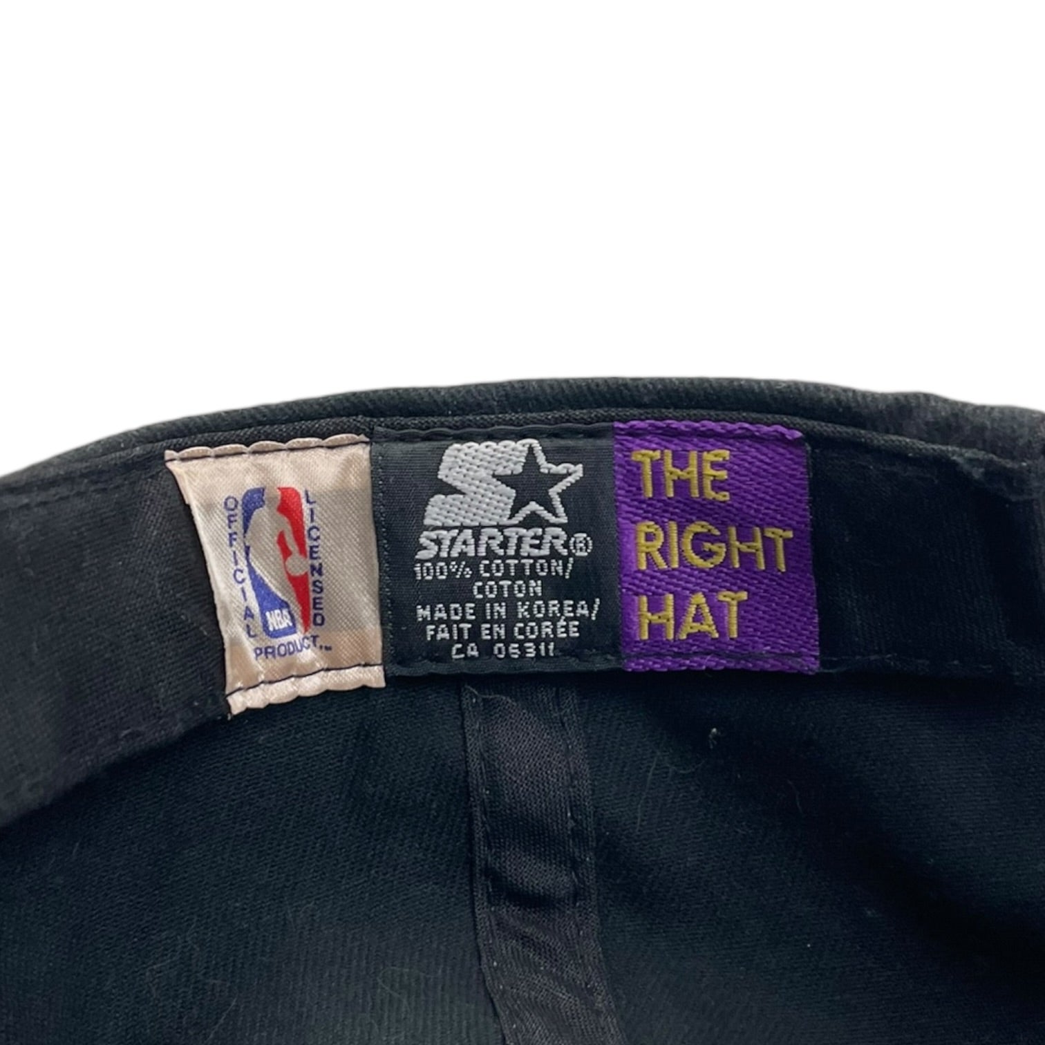 Vintage Orlando Magic Starter Strap Back Hat Black/Blue