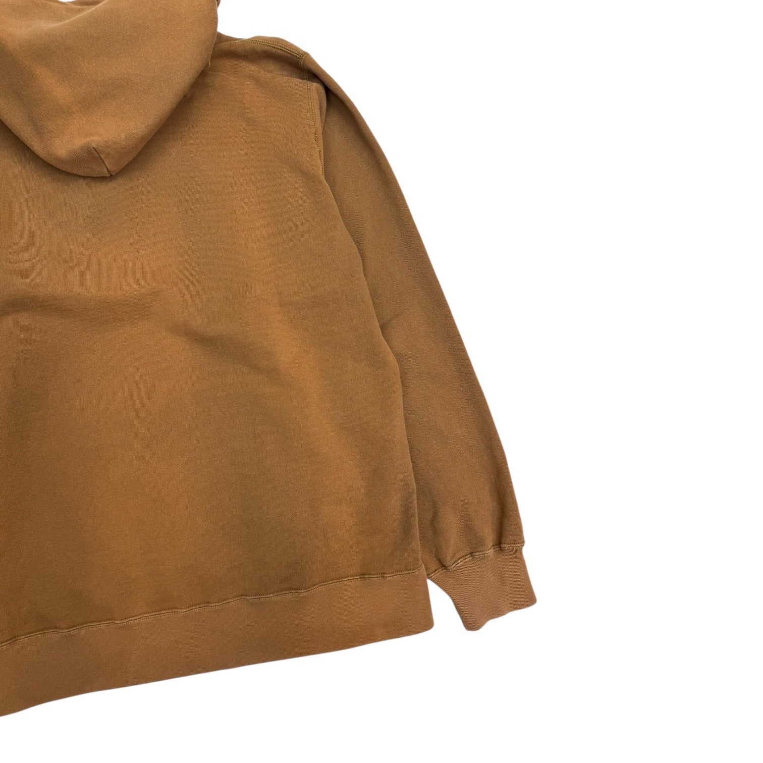 BAPE Spell Out Paint Splatter Hoodie Brown