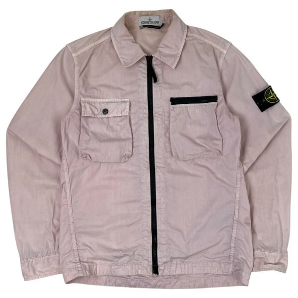 Stone Island Nylon Metal Shirt Jacket Dusty Pink