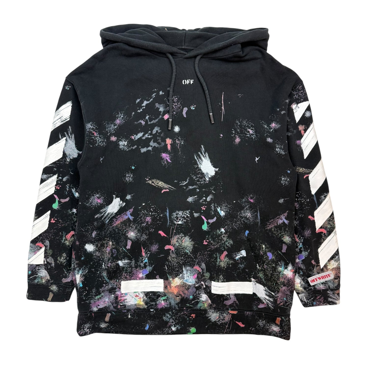Off-White Galaxy Brushed Hoodie Black