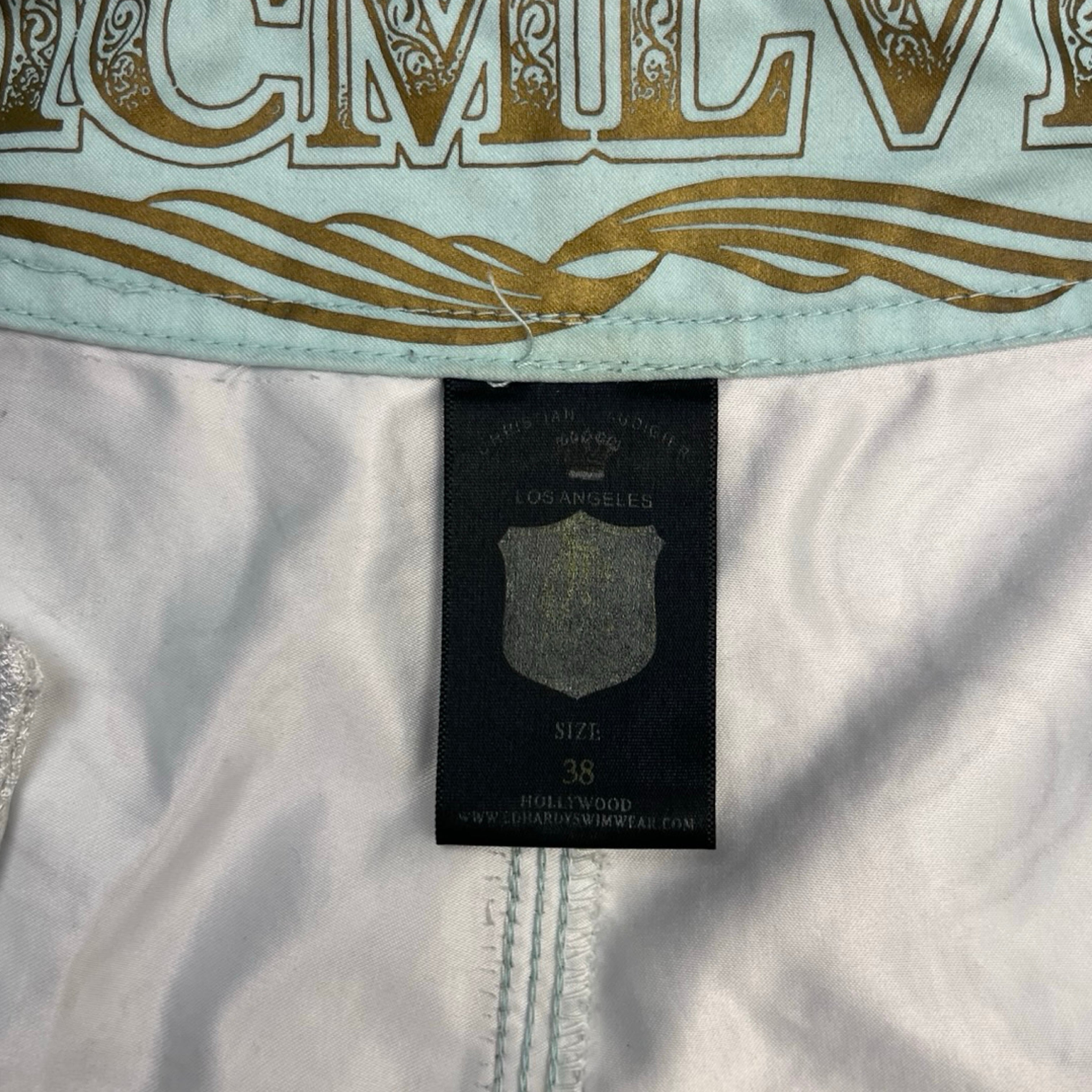 Vintage Y2K Christian Audigier Boardshorts