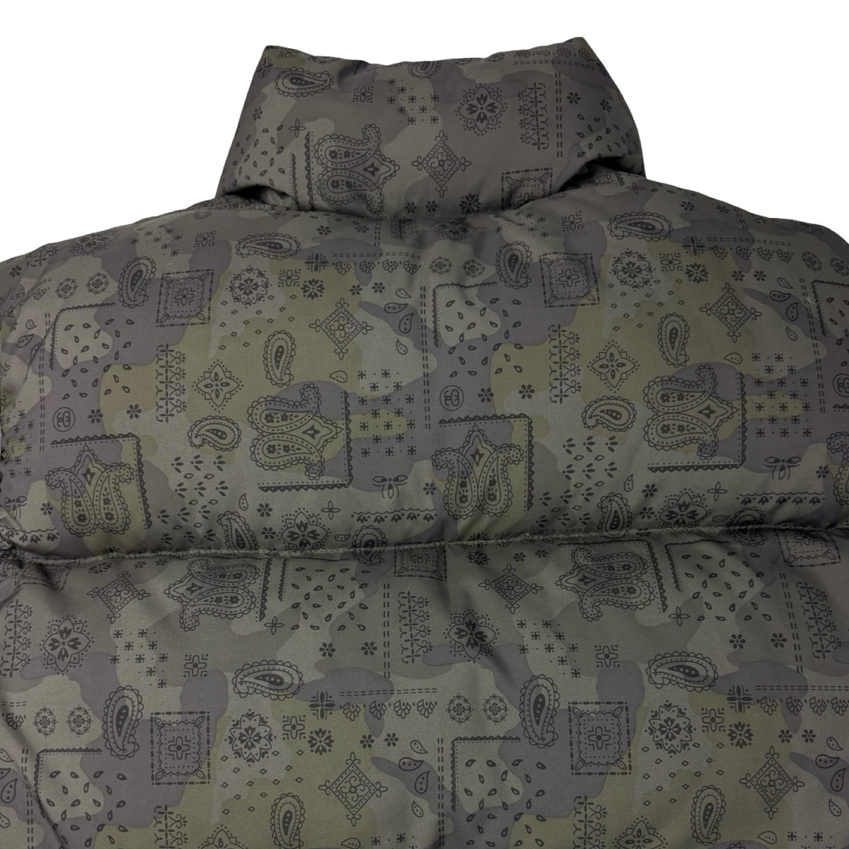 Stussy Authentic Gear Reversible Vest Green Bandana