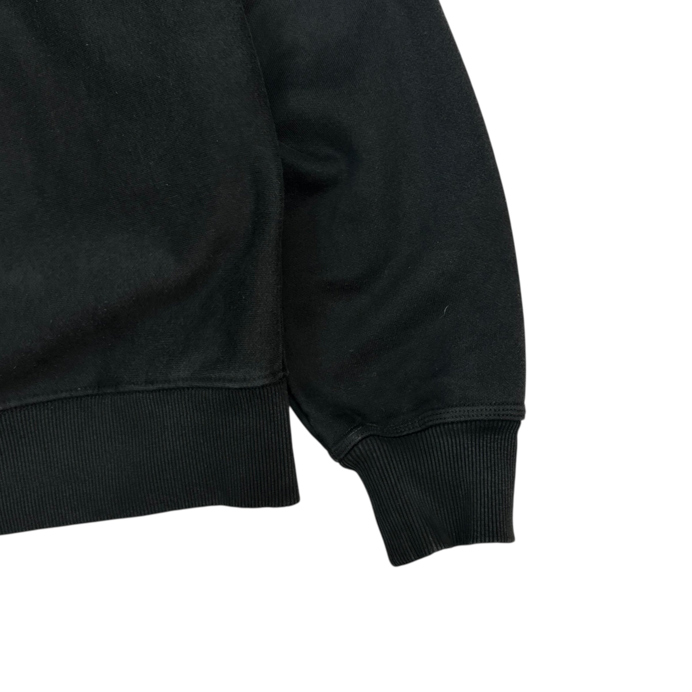 Stussy Classic Logo Zip Up Hoodie Black