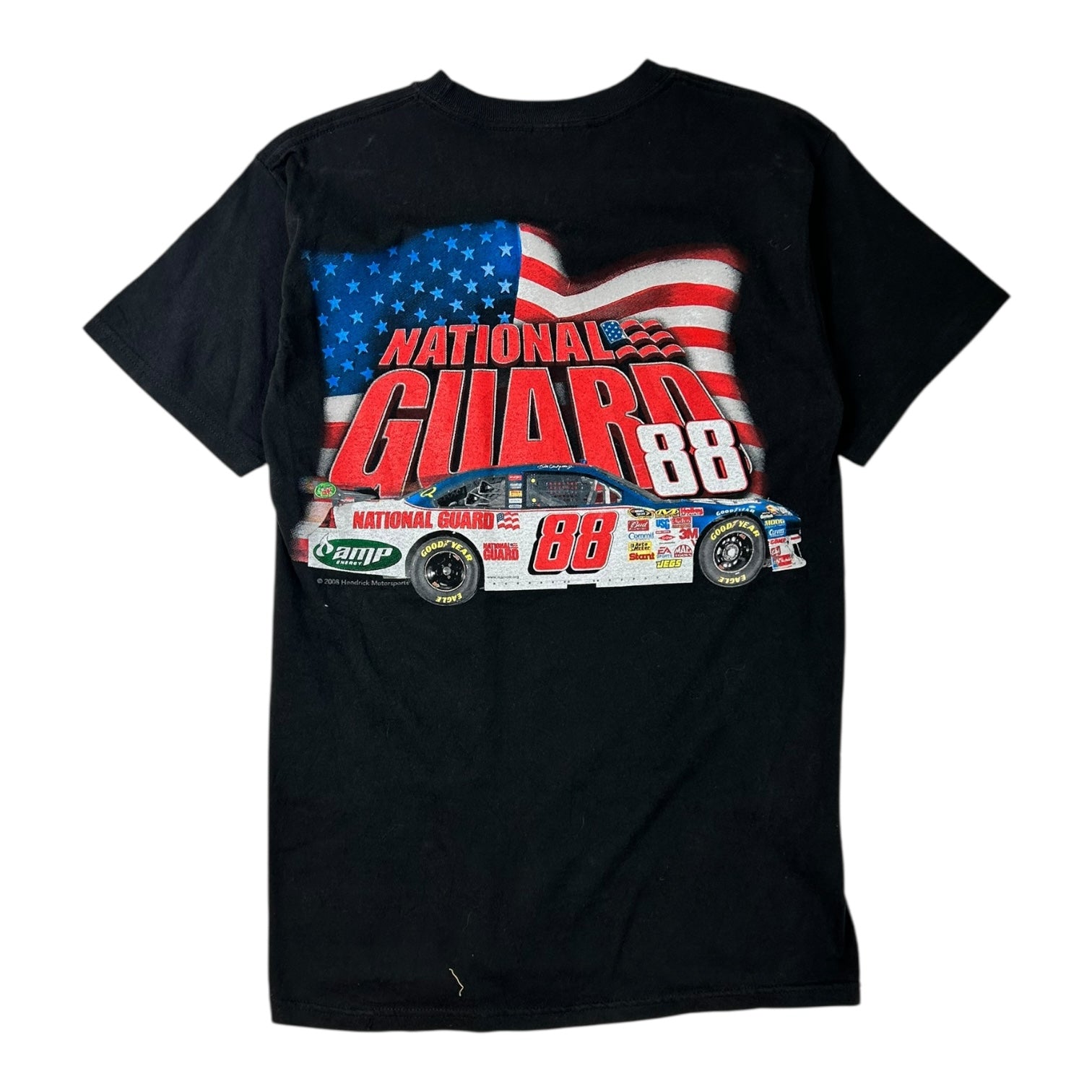 Vintage Dale Jr National Guard T-Shirt Black
