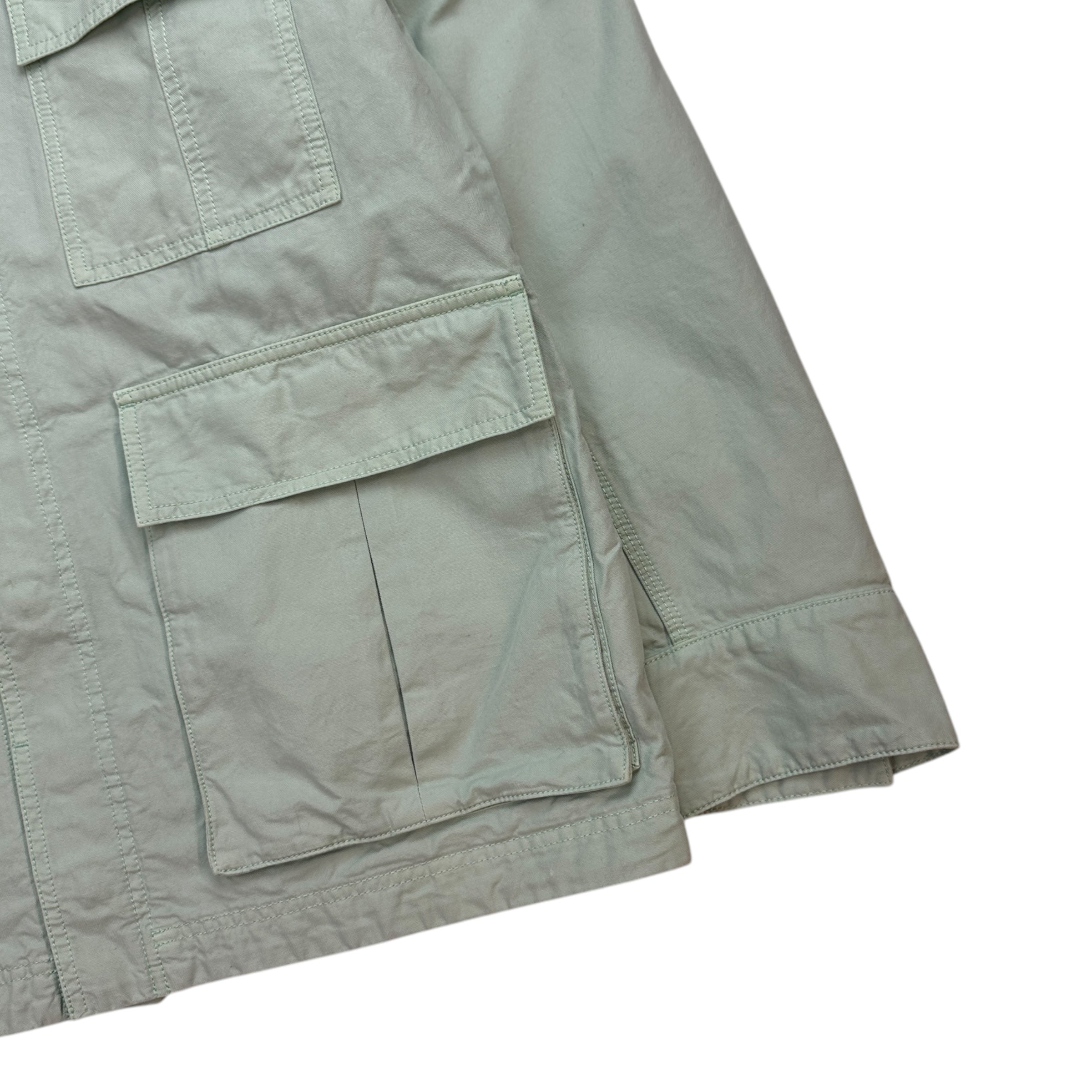 Ami Paris Pocket Detail Work Jacket Seafoam