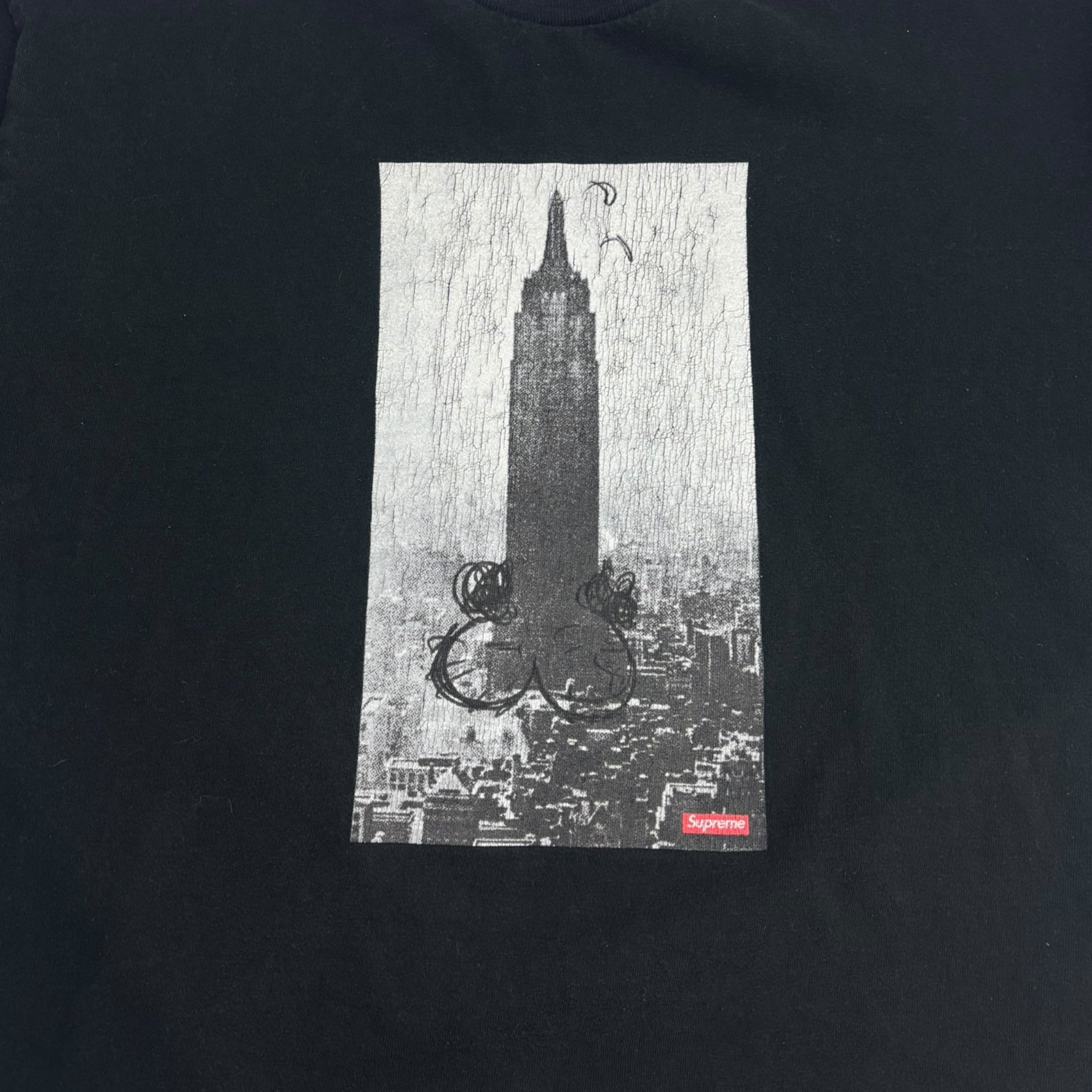 Supreme Mike Kelley Empire State Building Tee Black