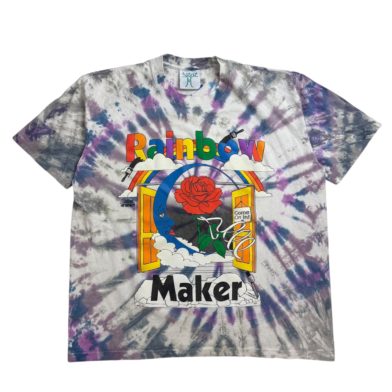 Online Ceramics Rainbow Maker Tee Tie Dye