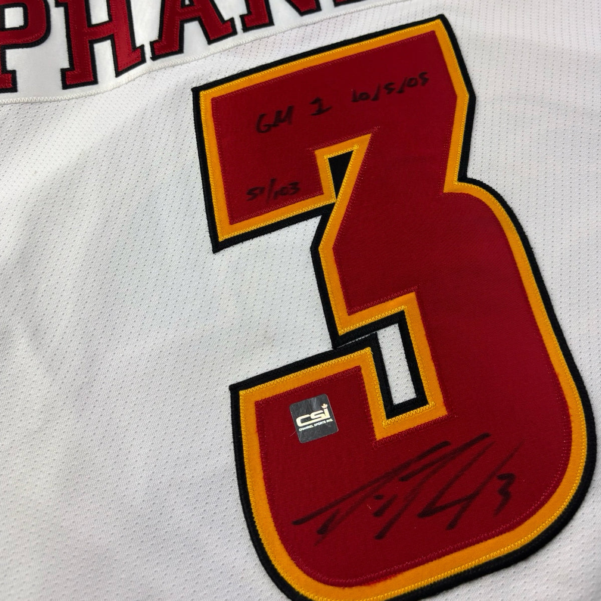 Vintage CCM Calgary Flames NHL Away Jersey