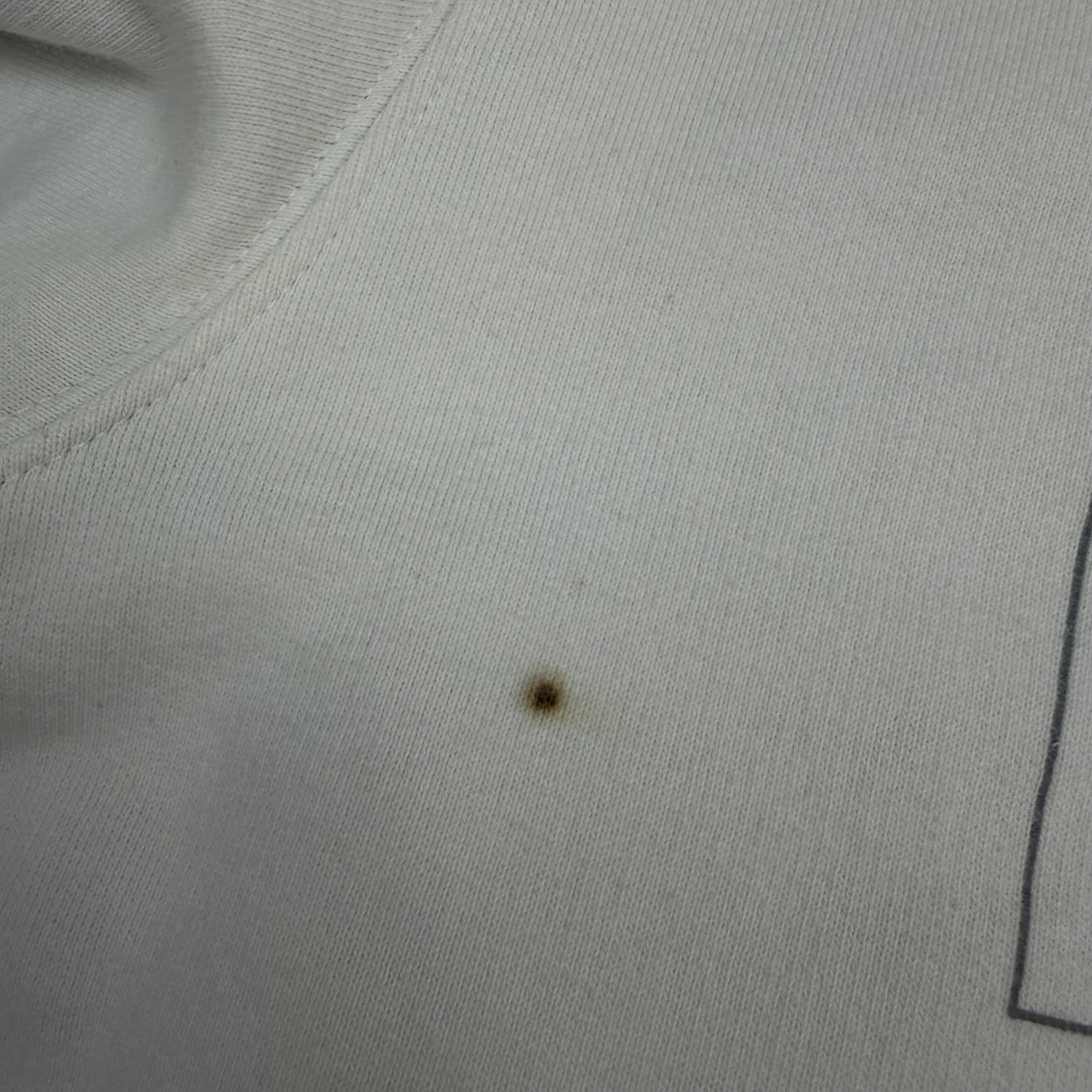 Off-White Diag Unfinished Sweatshirt White
