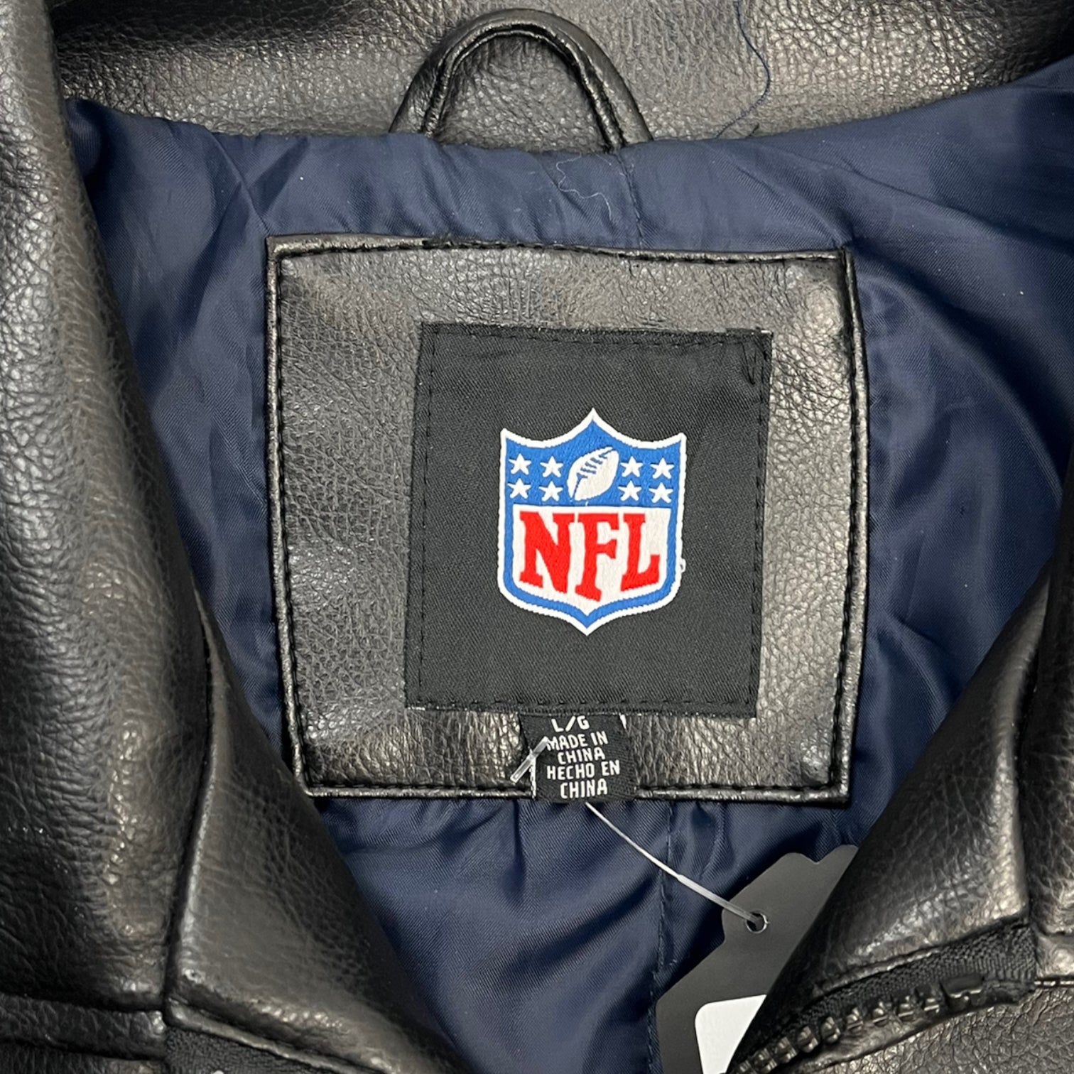 NFL Chicago Bears Faux Leather Jacket