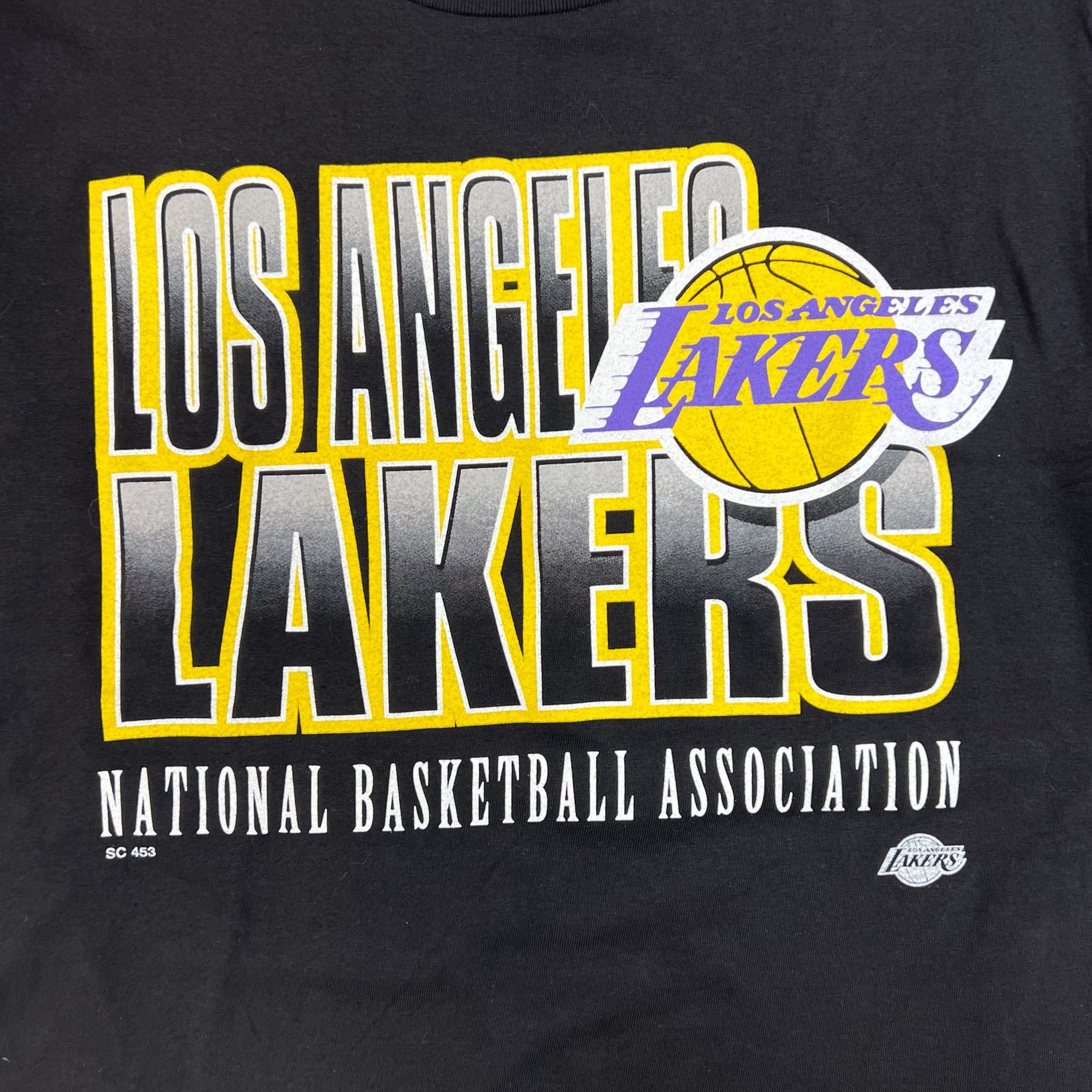 Vintage LA Lakers Starter Tee Black