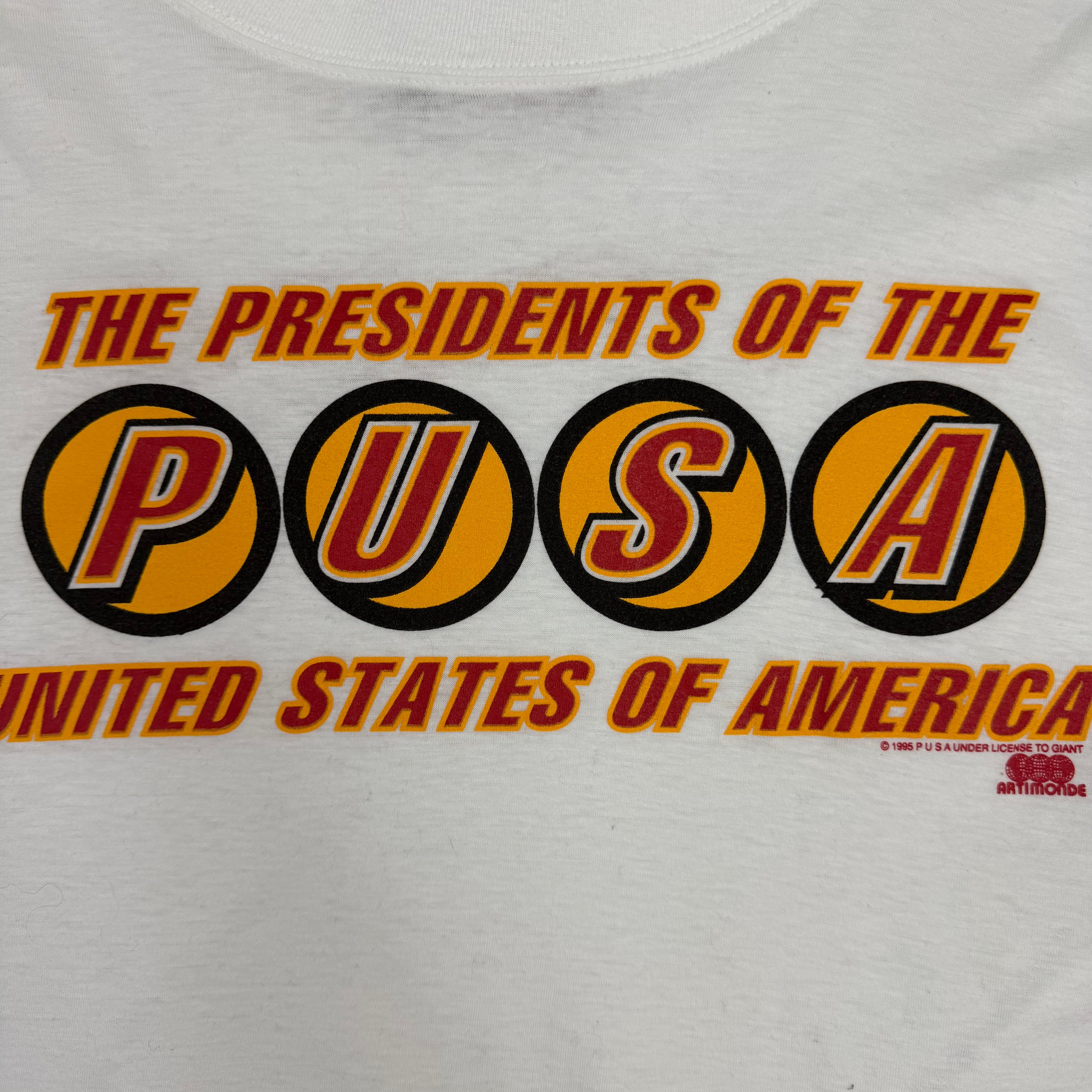 1995 PUSA The Presidents Of The United States Of America Tee White