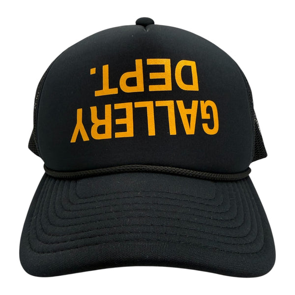Gallery Dept. Upside Down Logo Trucker Hat Black