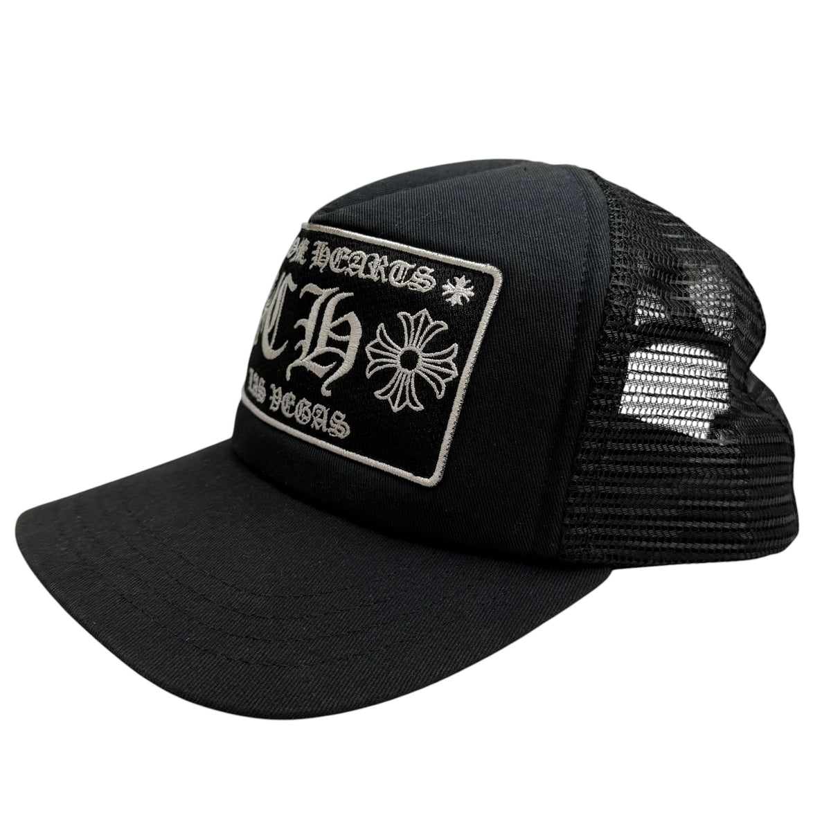 Chrome Hearts CH Las Vegas Trucker Hat Black