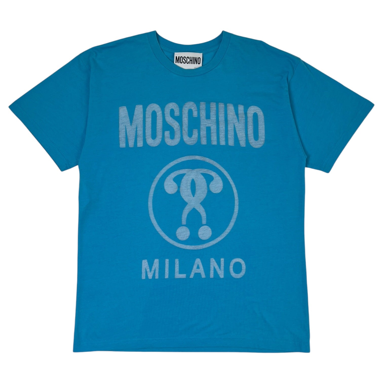 Moschino Double Question Mark T-Shirt Blue