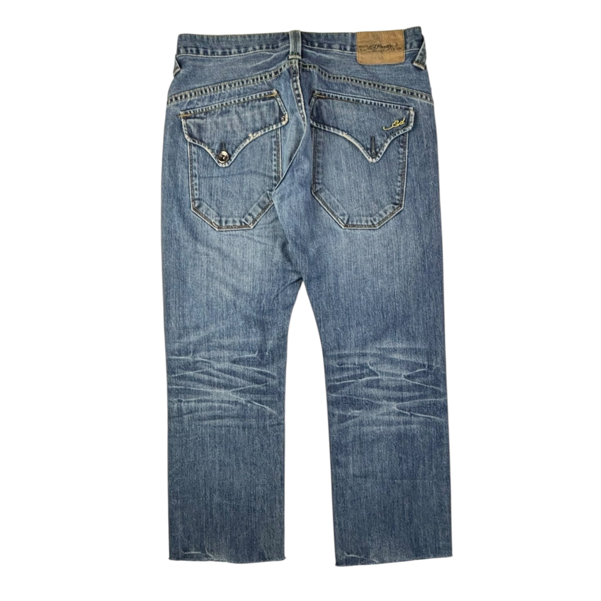 Vintage Y2K Ed Hardy Denim Medium Blue