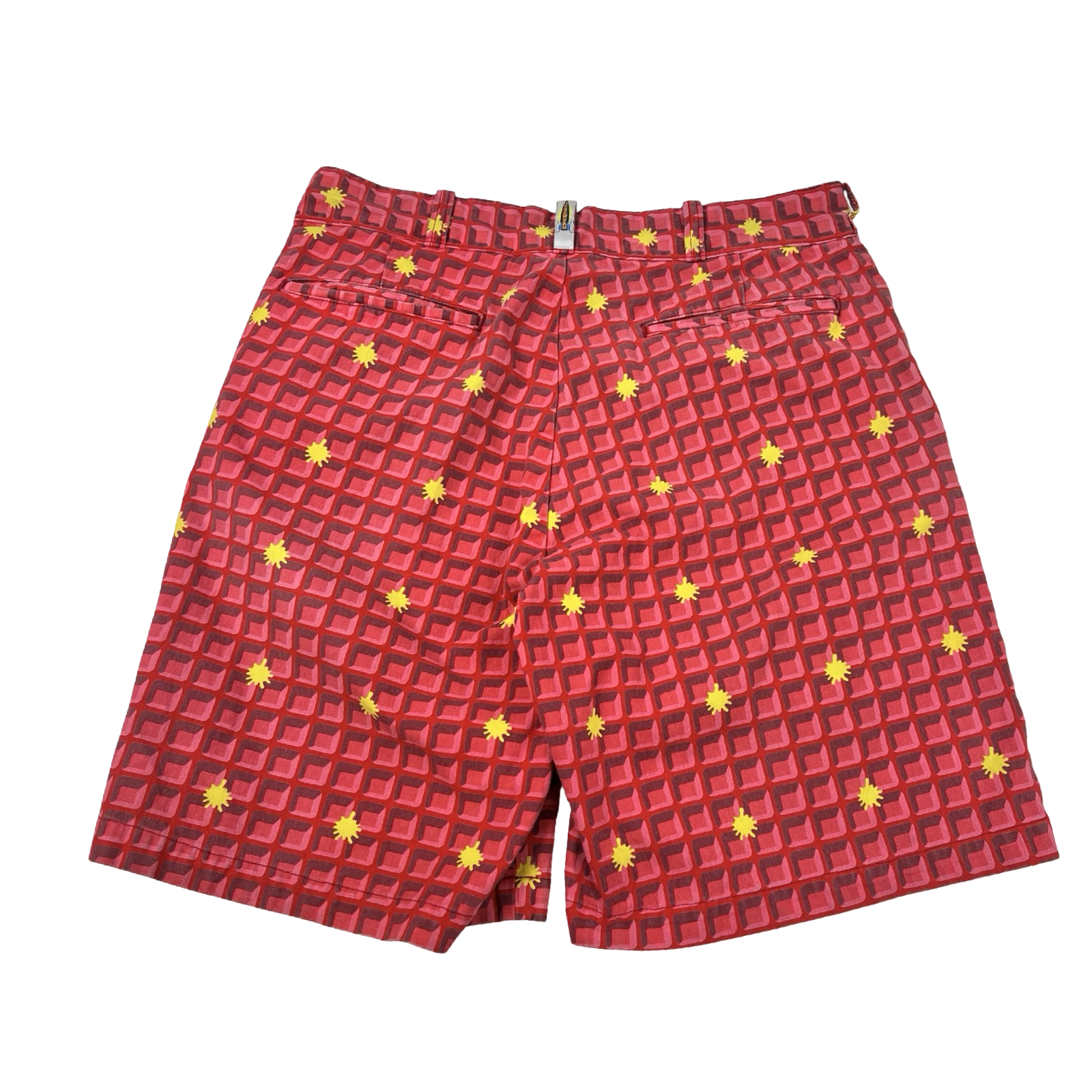 Billionaire Boys Club Ice Cream Season 8 Waffle Print Shorts Red