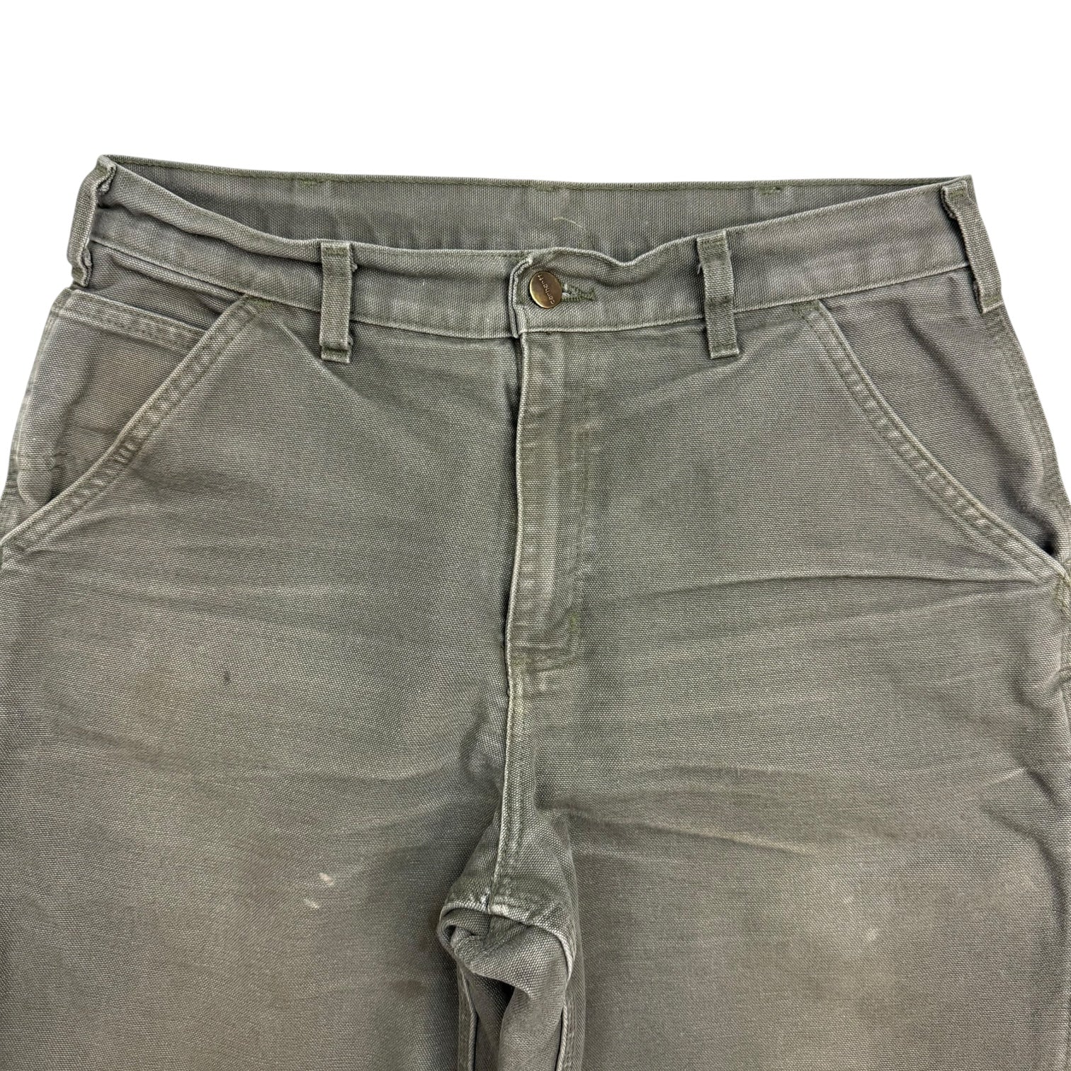 Vintage Carhartt Dungaree Pants Moss Green