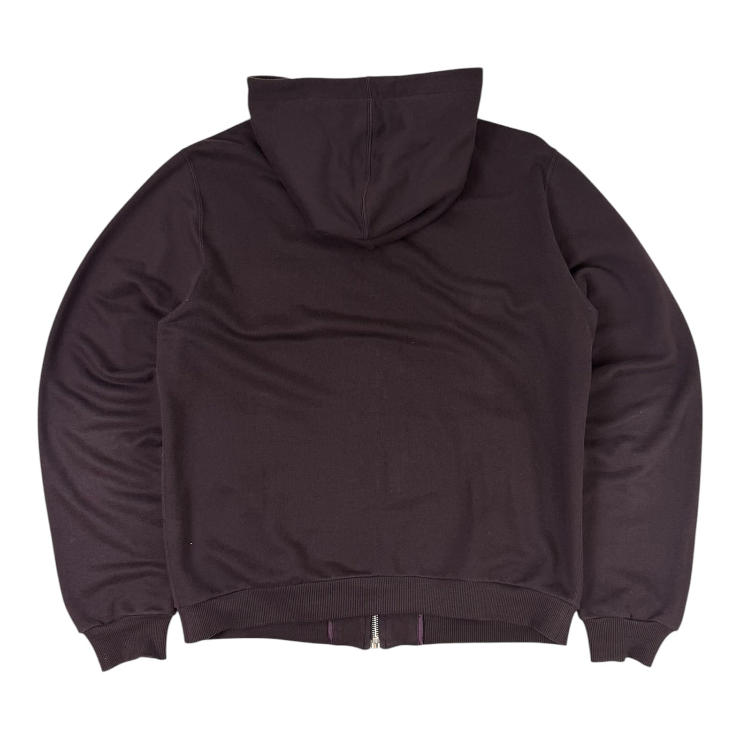 Dolce & Gabbana Zip-Up Cotton Jersey Hoodie Plum