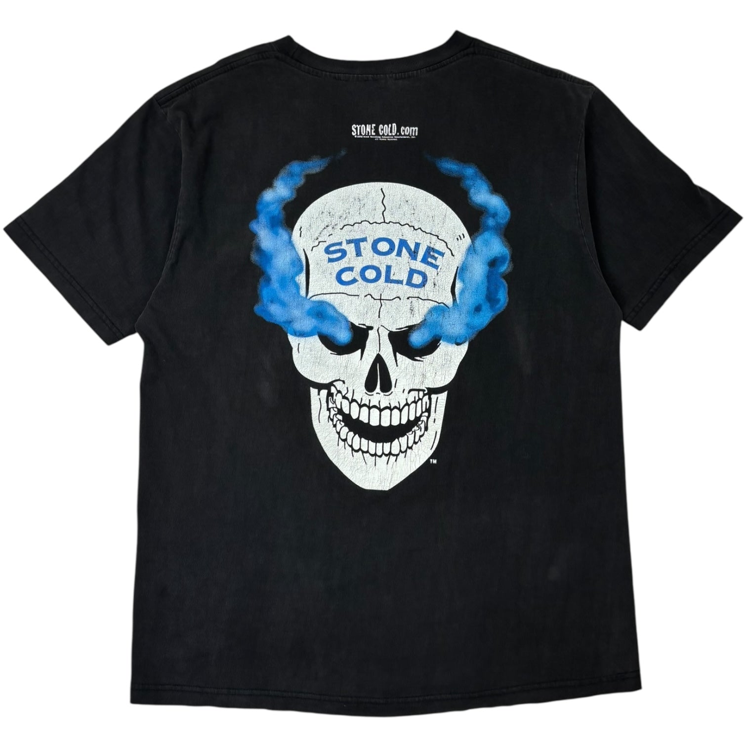 Vintage 2002 WWF “What?” Stone Cold Steve Austin T-Shirt Black