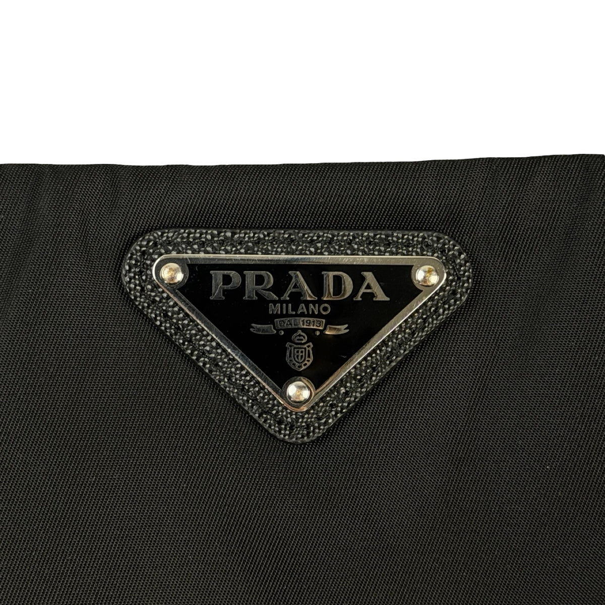 (W) Prada Re-Nylon Bandeau Bra Top Black