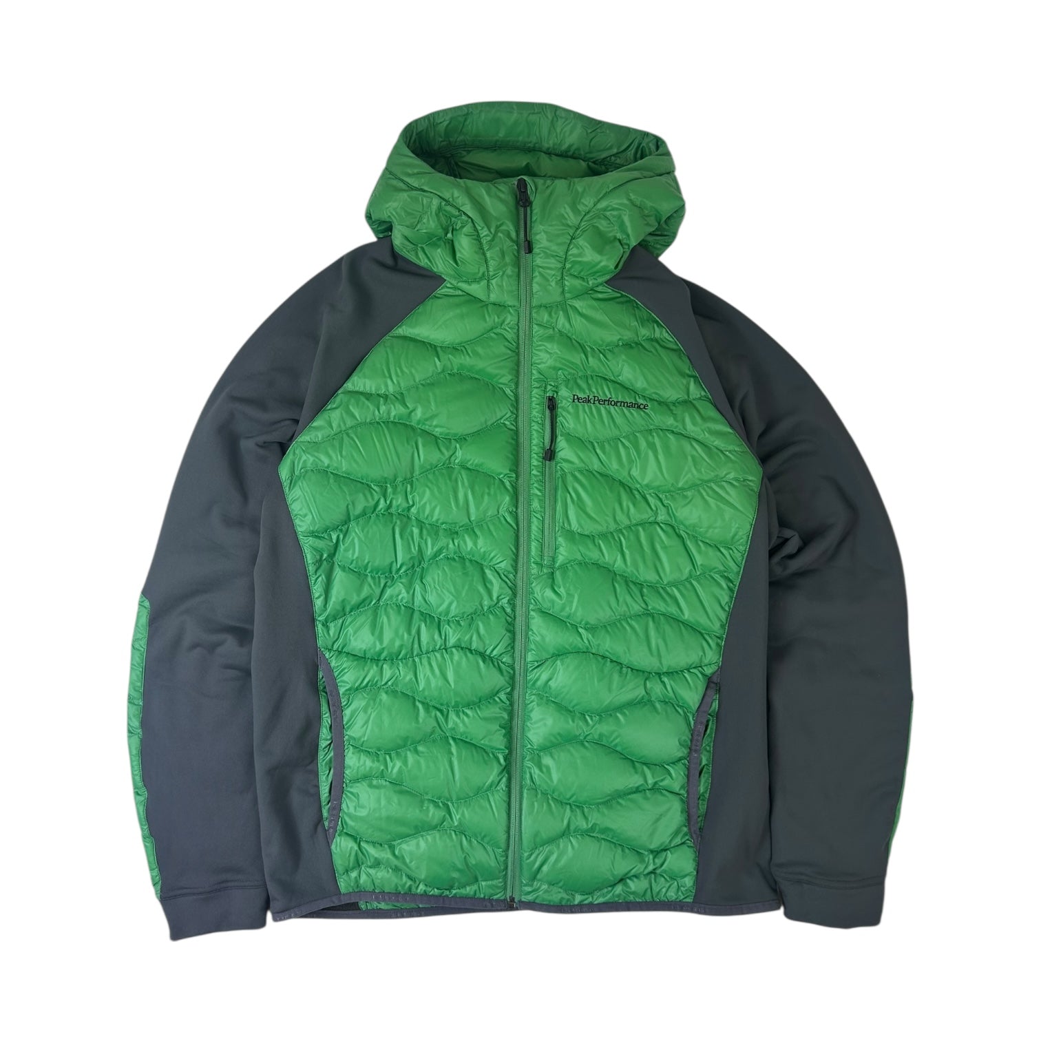 Peak Performance Helium Hybrid Jacket Green/Grey