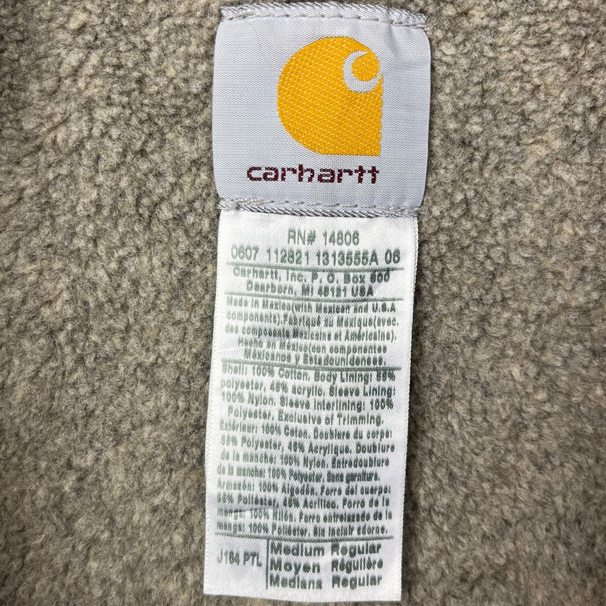 Vintage Carhartt J164 Detroit Jacket Gravel