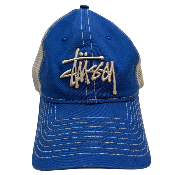 Stussy New Era 9Twenty Basic Trucker Hat Bright Royal