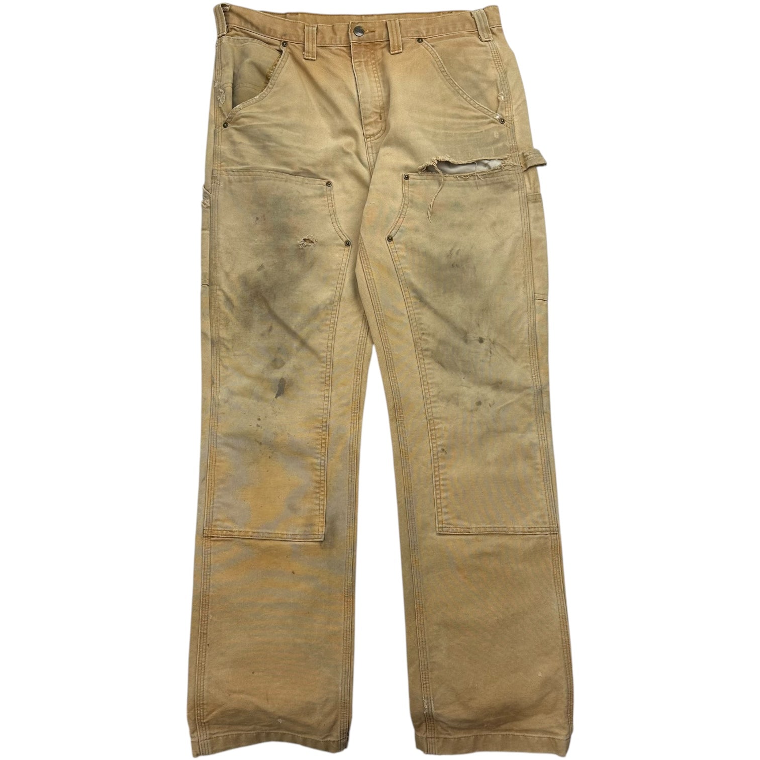 Vintage Carhartt Double Knee Pants Tan