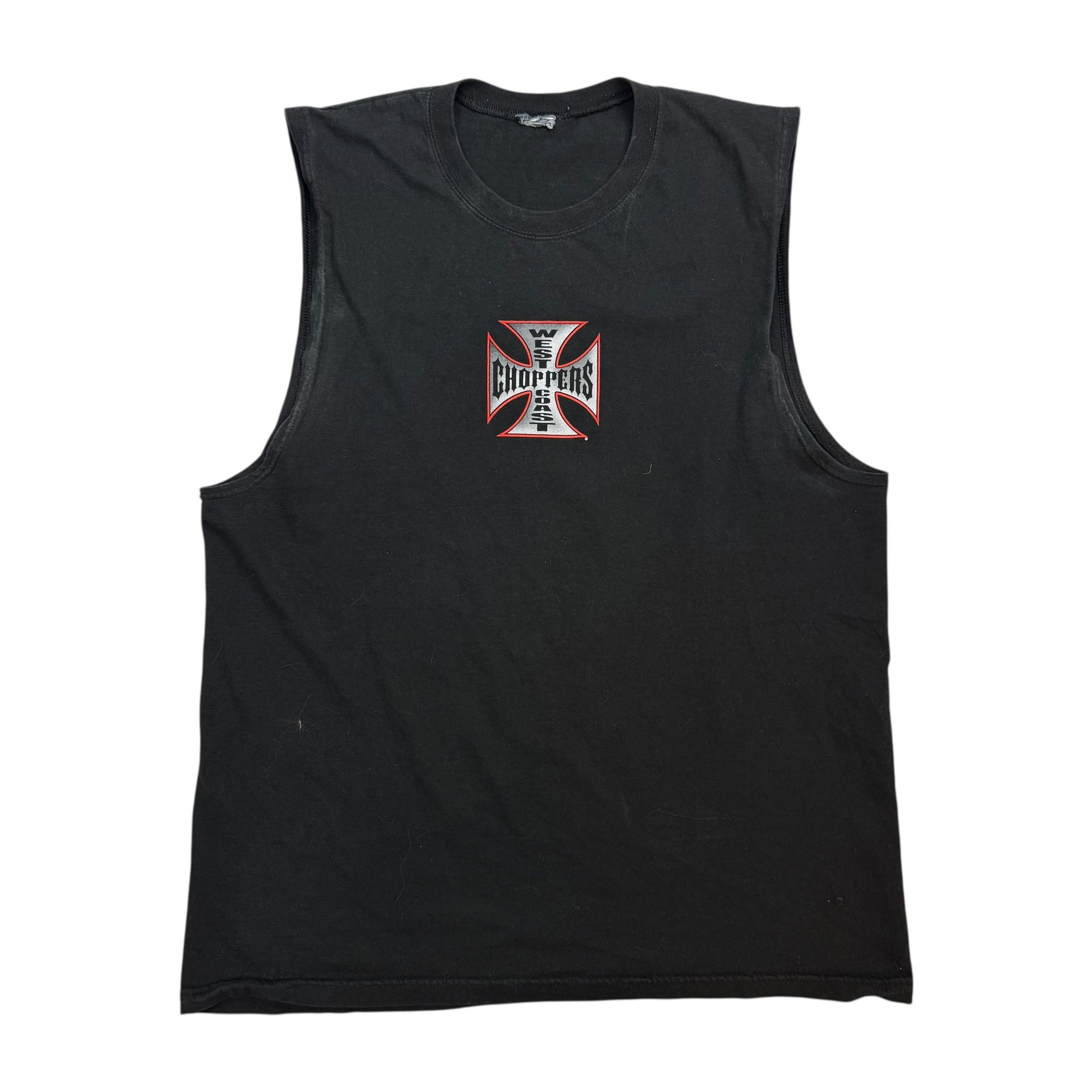 Vintage West Coast Customs Tank Top Tee Black