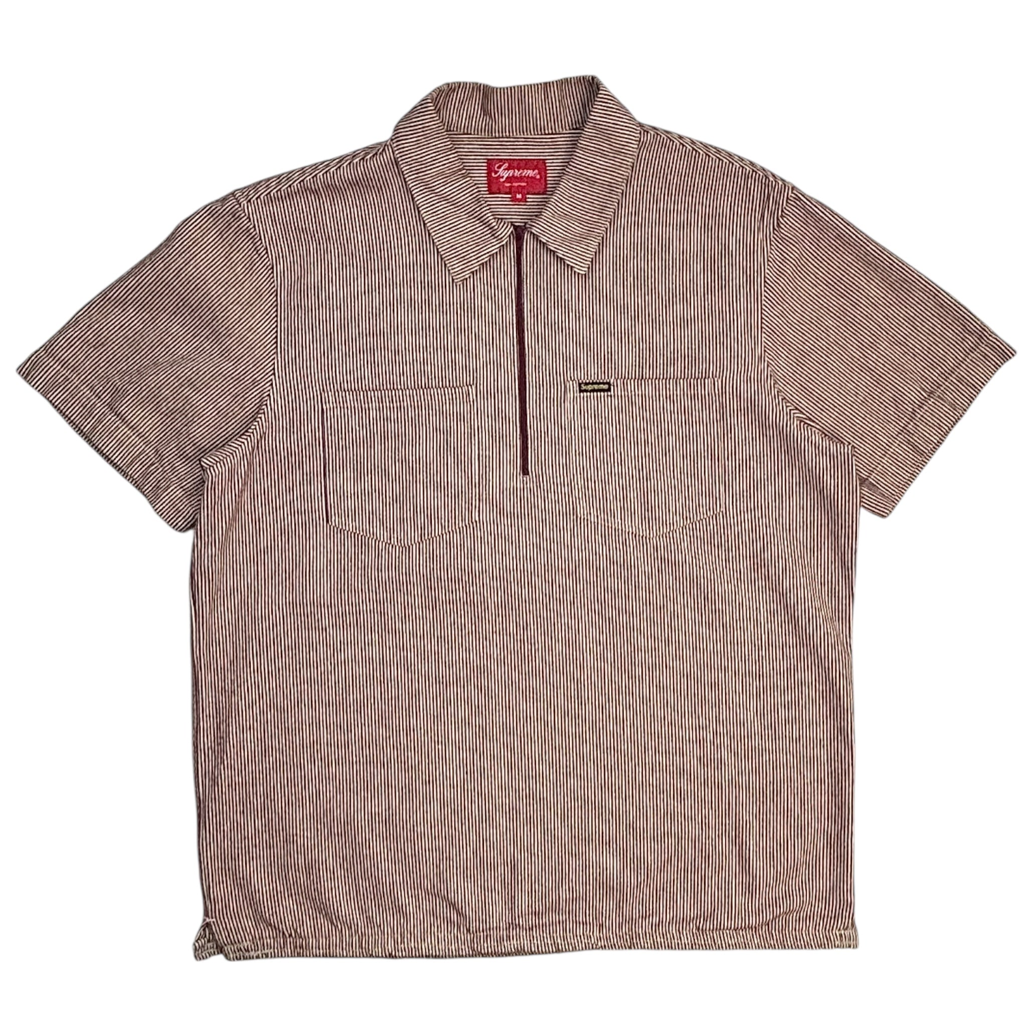 Supreme SS14 Half Zip Work Shirt
