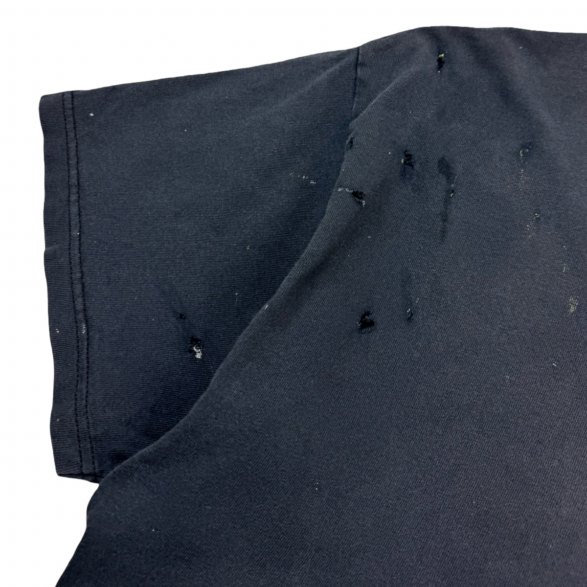 1996 Suede Coming Up Distressed Band T-Shirt Faded Black