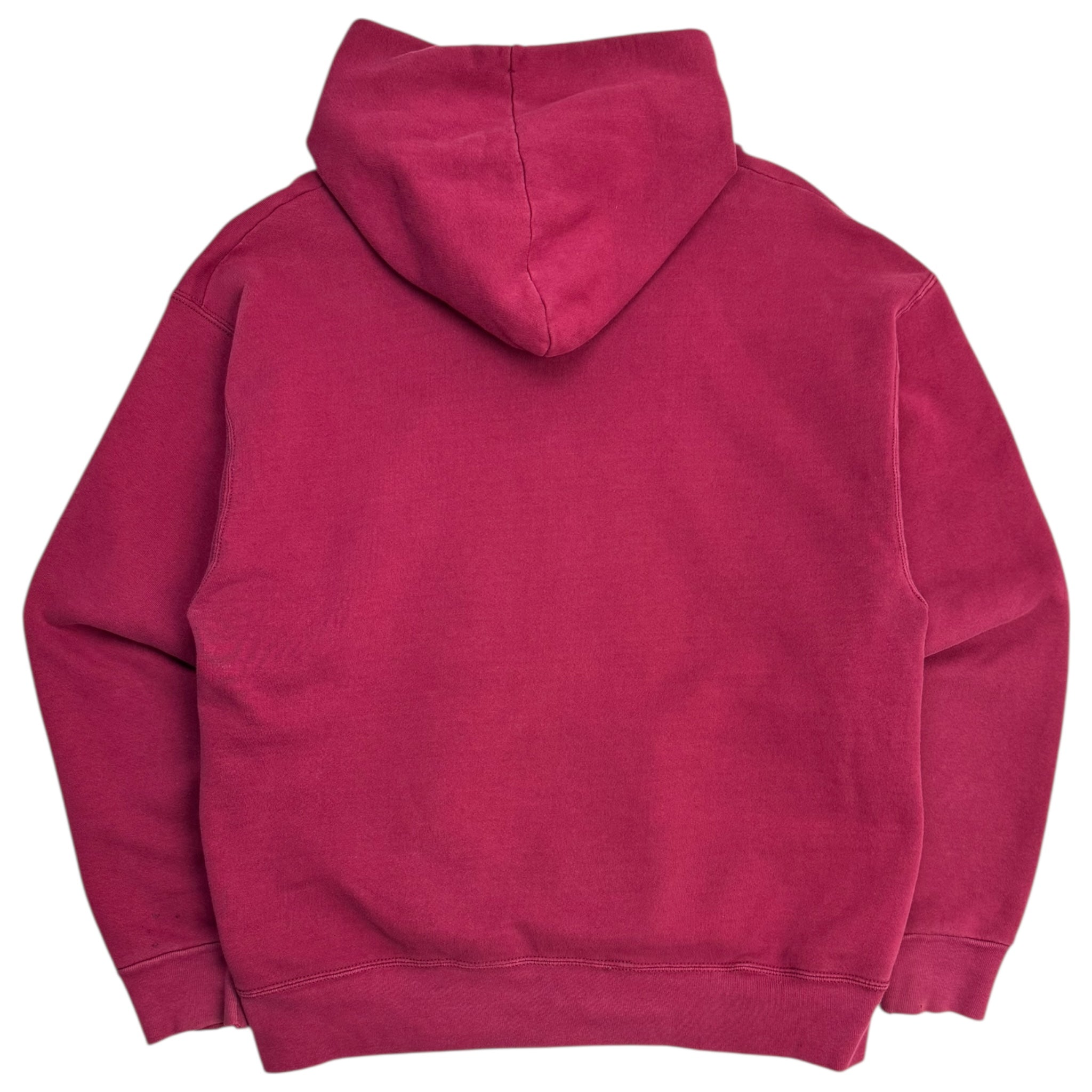 Vintage Y2K Pig Wheels Skateboard Hoodie Burgundy