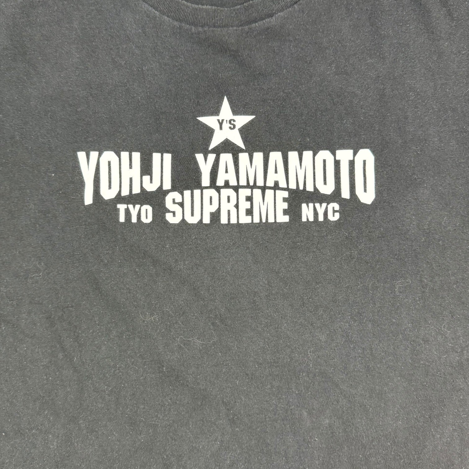 Supreme x Y’s By Yohji Yamamoto Star Tee Black