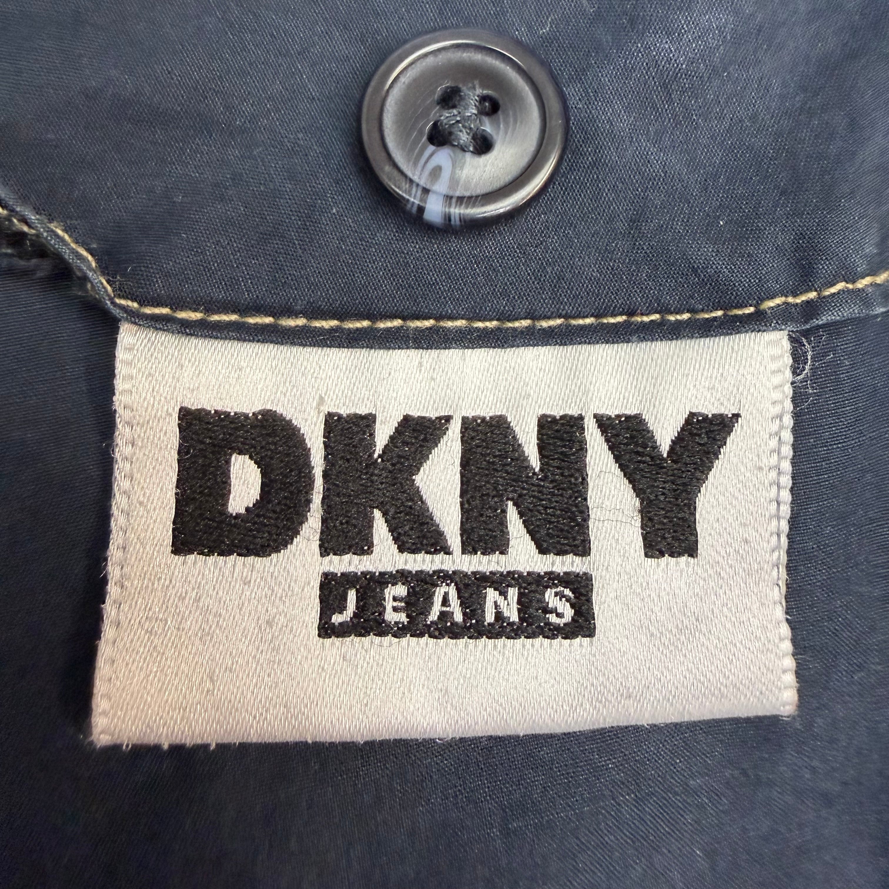 (W) Vintage DKNY Jeans Cropped Denim Jacket