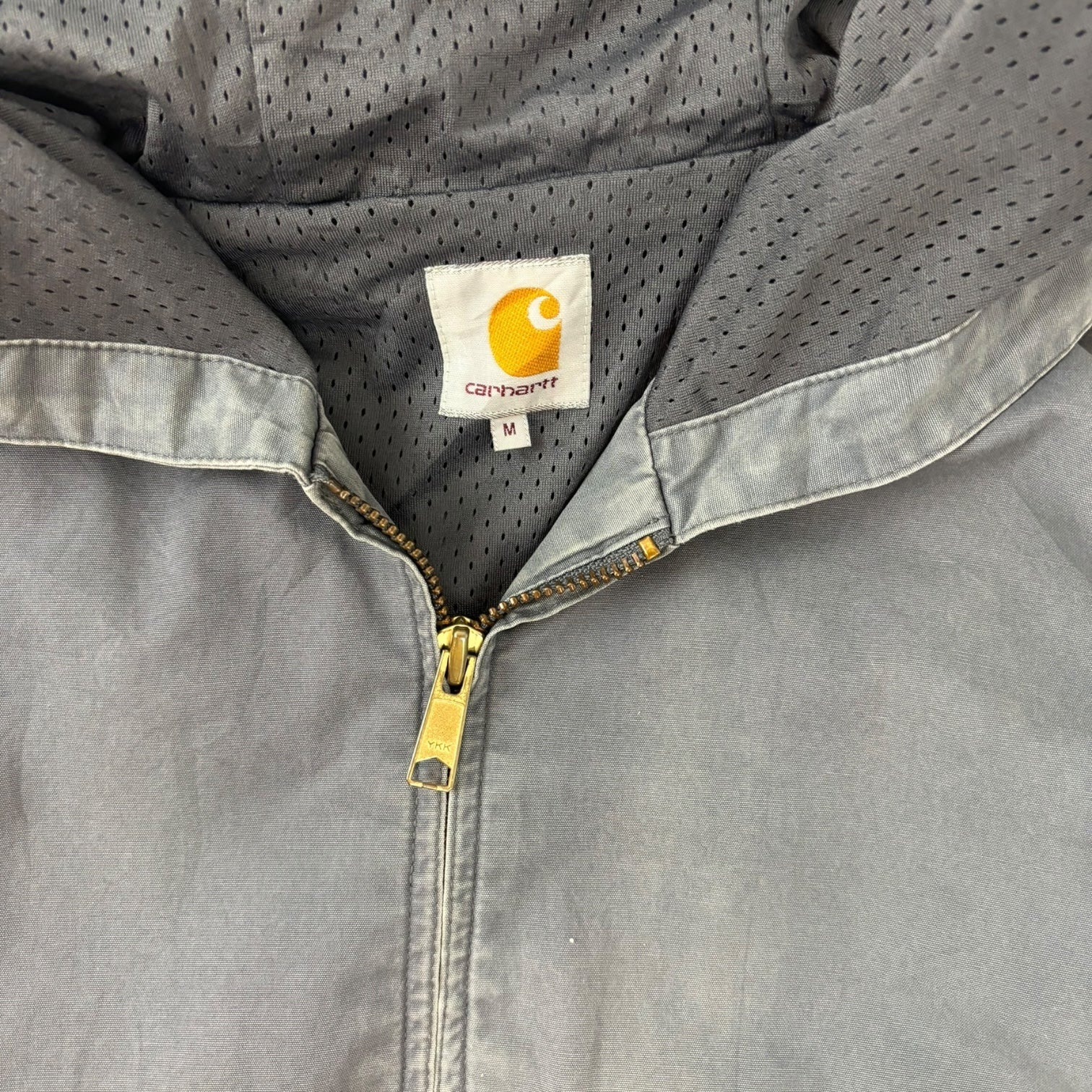 Vintage Carhartt Active Hooded Jacket Slate Grey