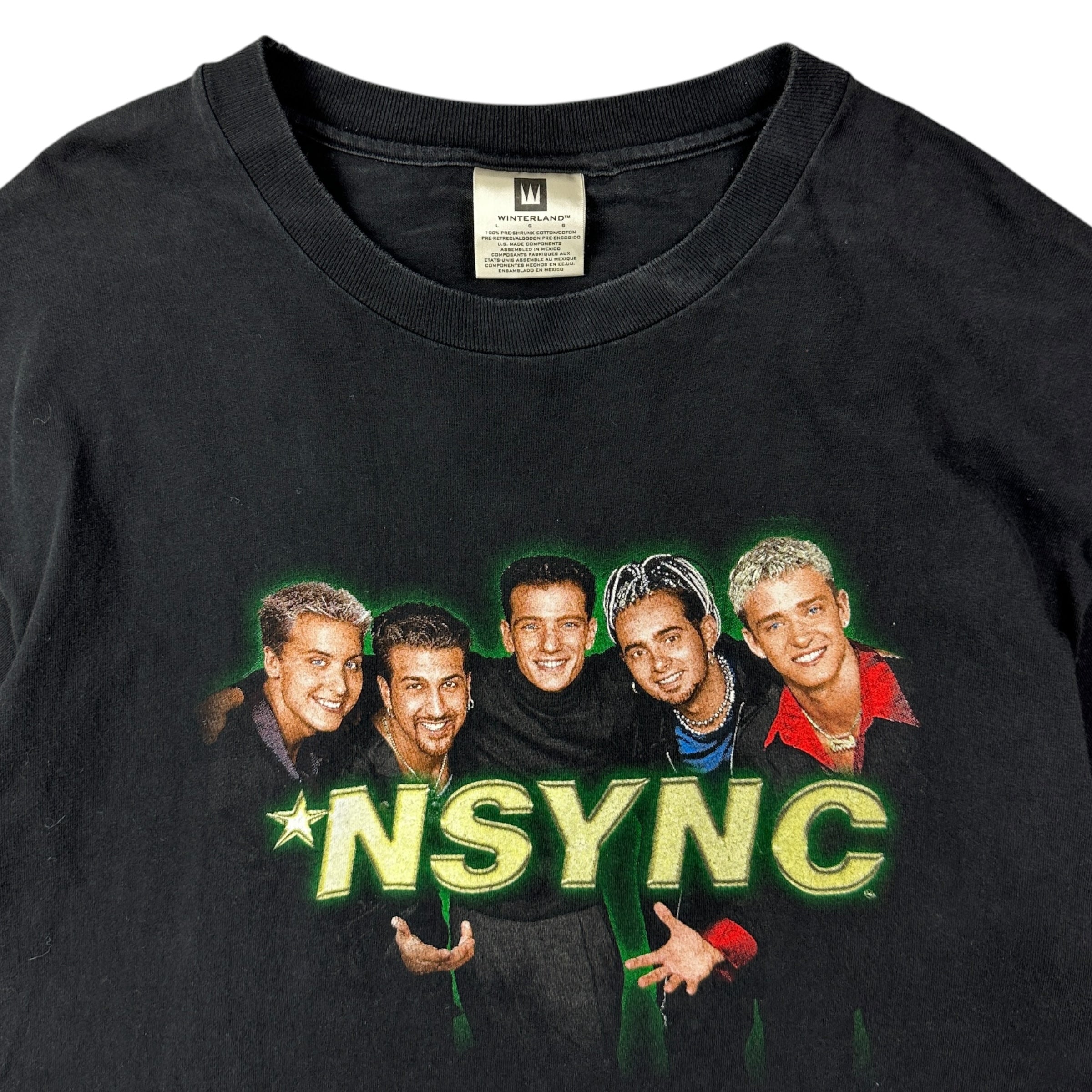 1998 NSYNC World Tour Tee Black