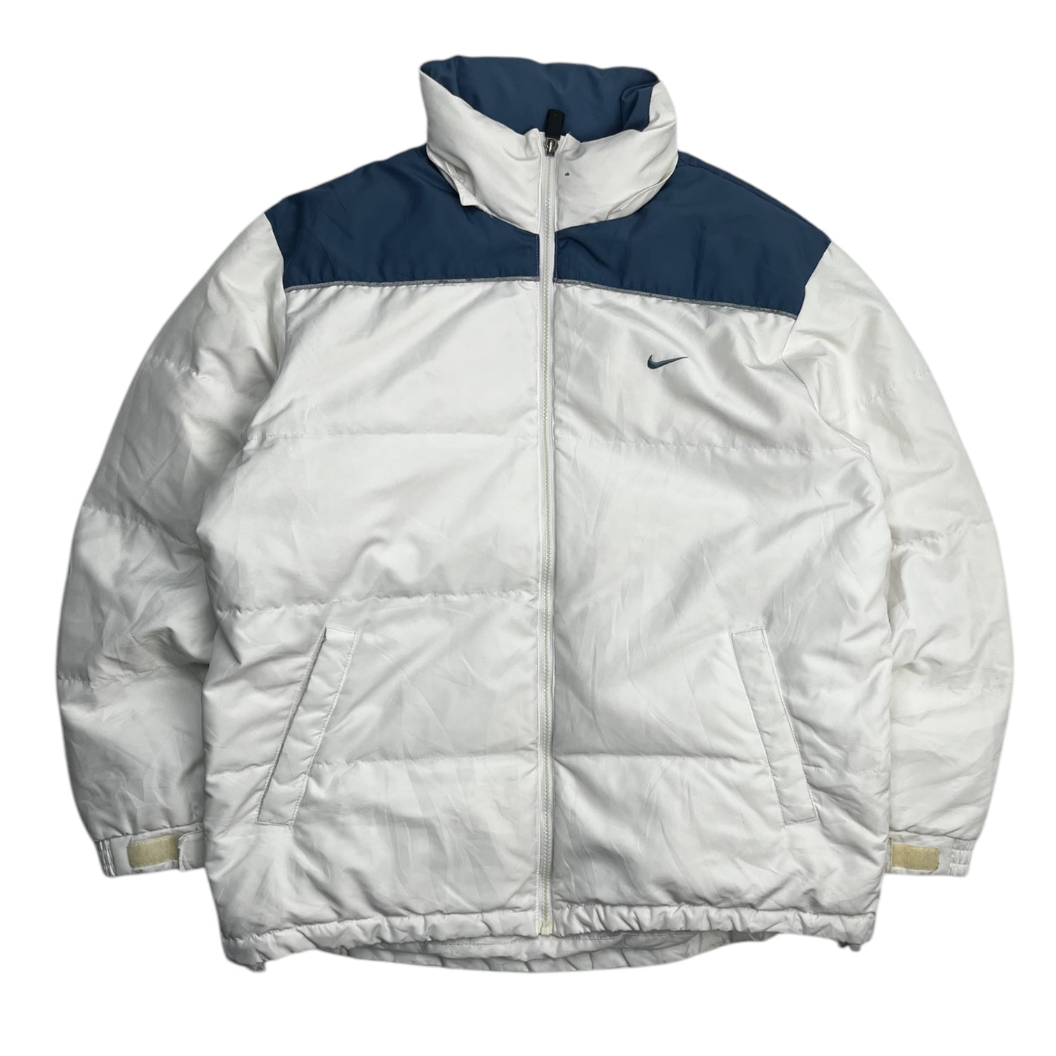 Vintage Y2K Nike White Puffer Jacket