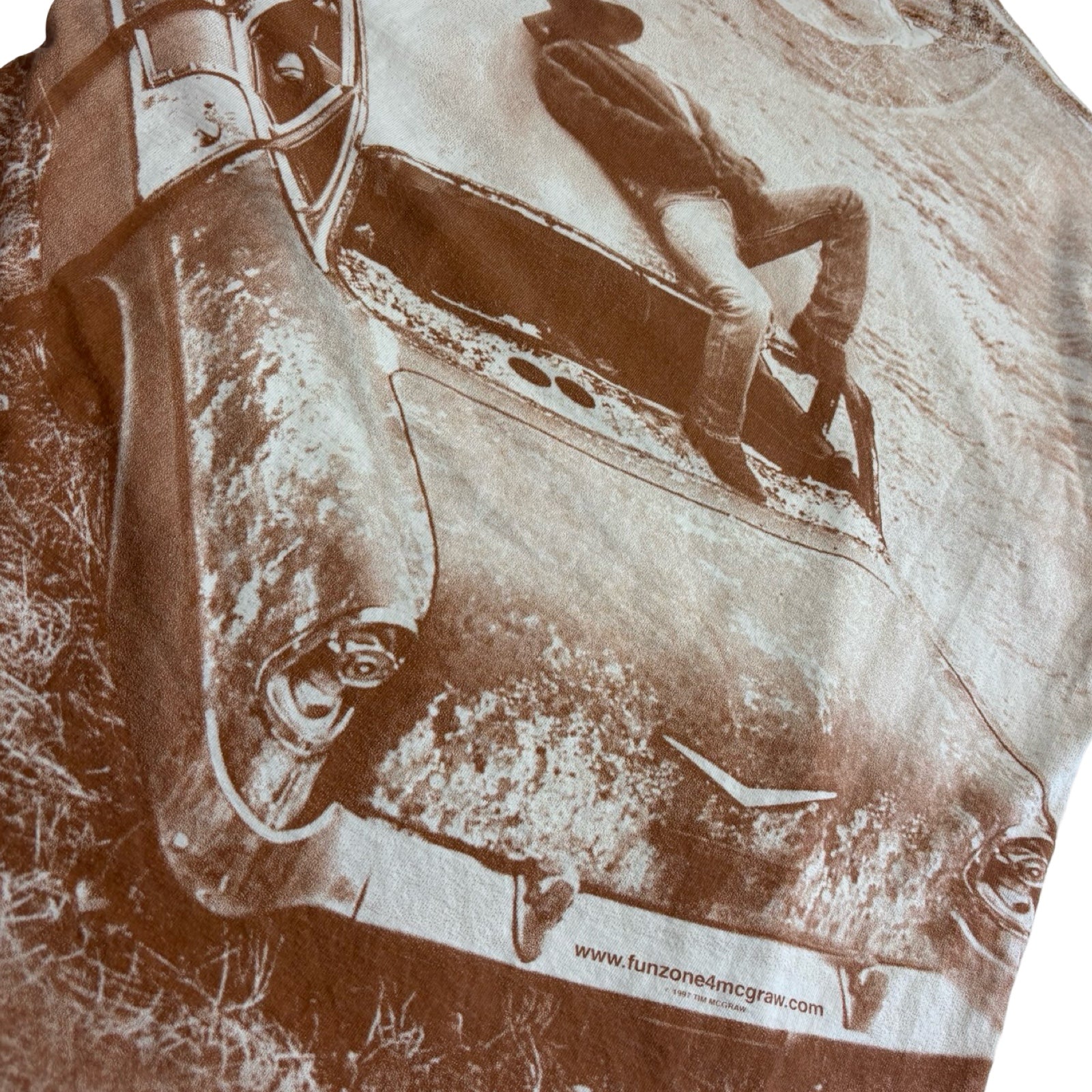 1997 Tim McGraw All I Want Tour AOP T-Shirt Coffee
