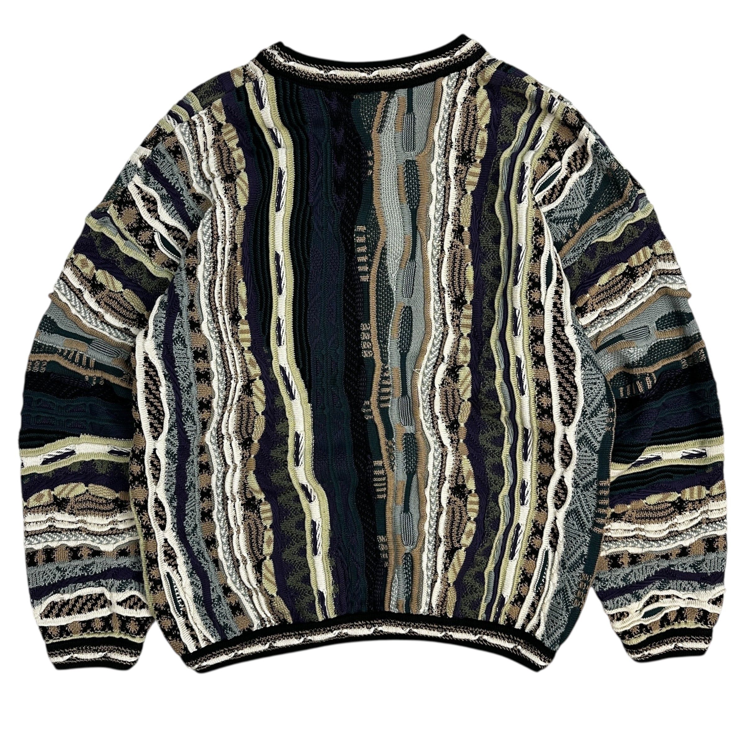 Vintage Tundra Cable knit Sweater Multicolour
